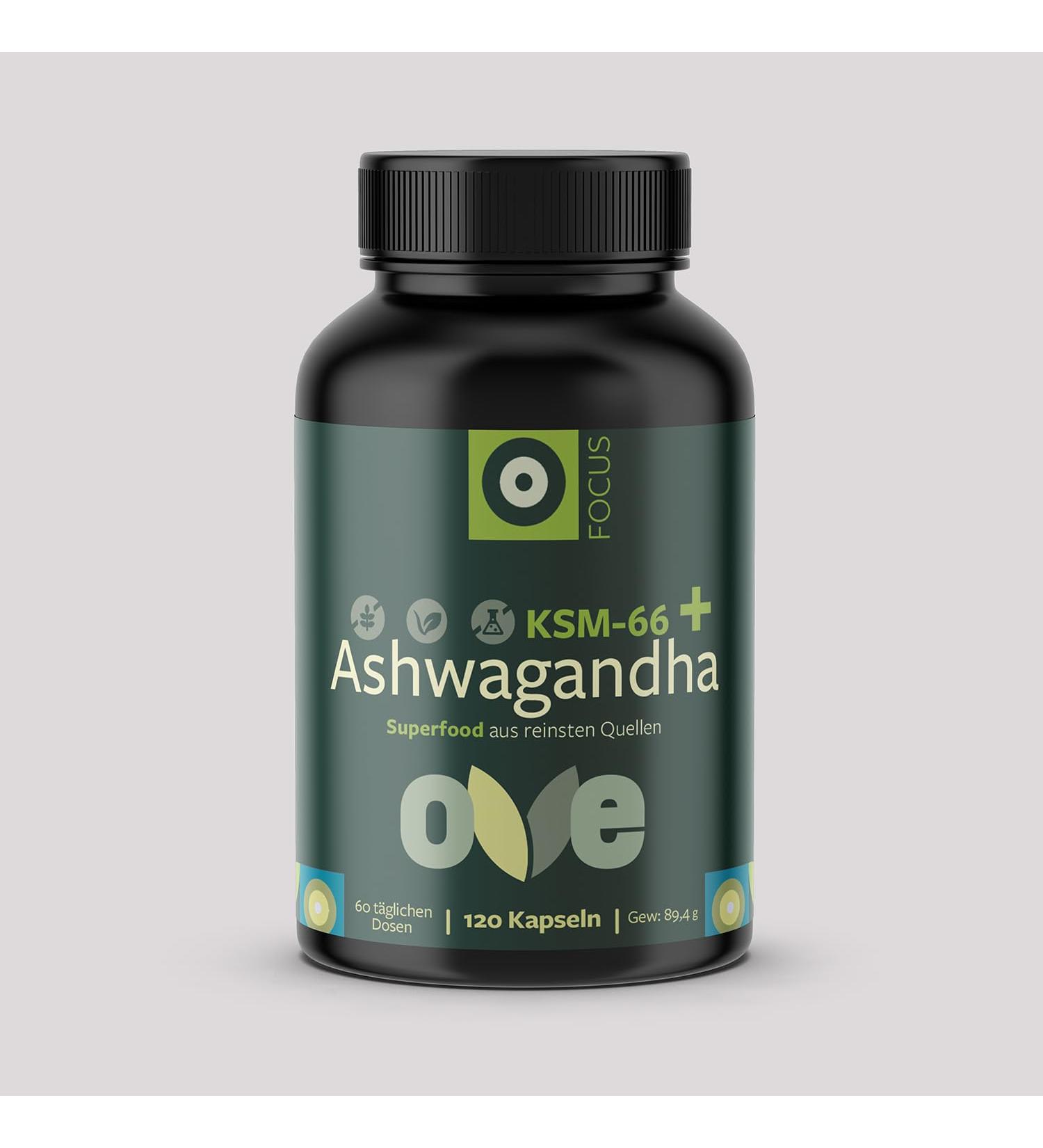 ove Ashwagandha KSM66 Root Extract with Magnesium Zinc & Vitamin B6 Vegan Superfood From Purest Sources 89g 120 Capsules - Buy Online on GoSupps.com
