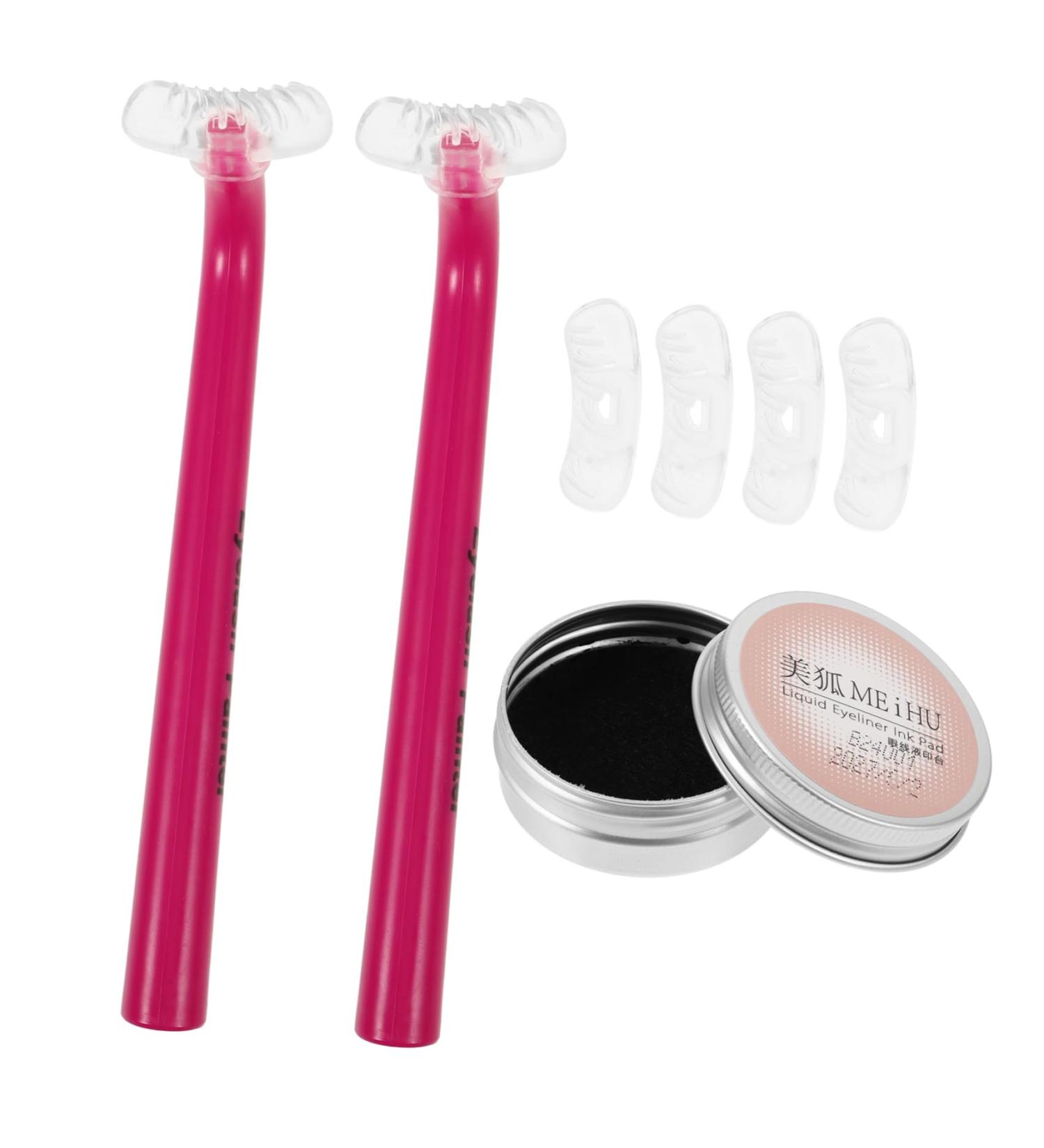 minkissy 1 Set Eye Makeup Aid Eyelash Stencils Eyelashes Prints Stamp Eyelash Stamp Bottom Lashes Stamps Eyelash Stencil for Makeup Eye Makeup Tool Reusable Eyelash Stencil Diphenylene - Buy Online on GoSupps.com