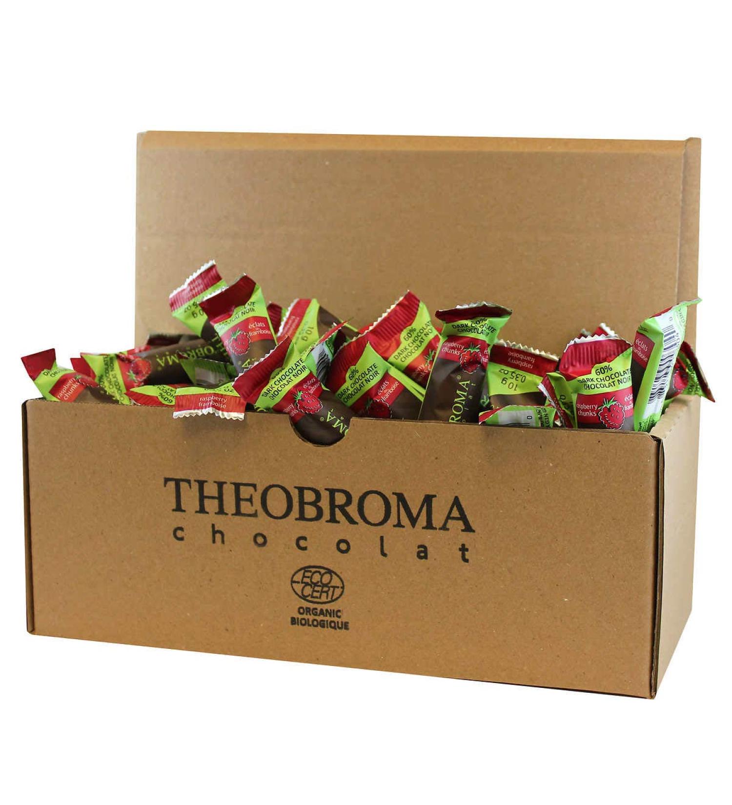 Theobroma 60% Dark Chocolate Sticks with Raspberry 75 x 10 g (0.35 oz.)