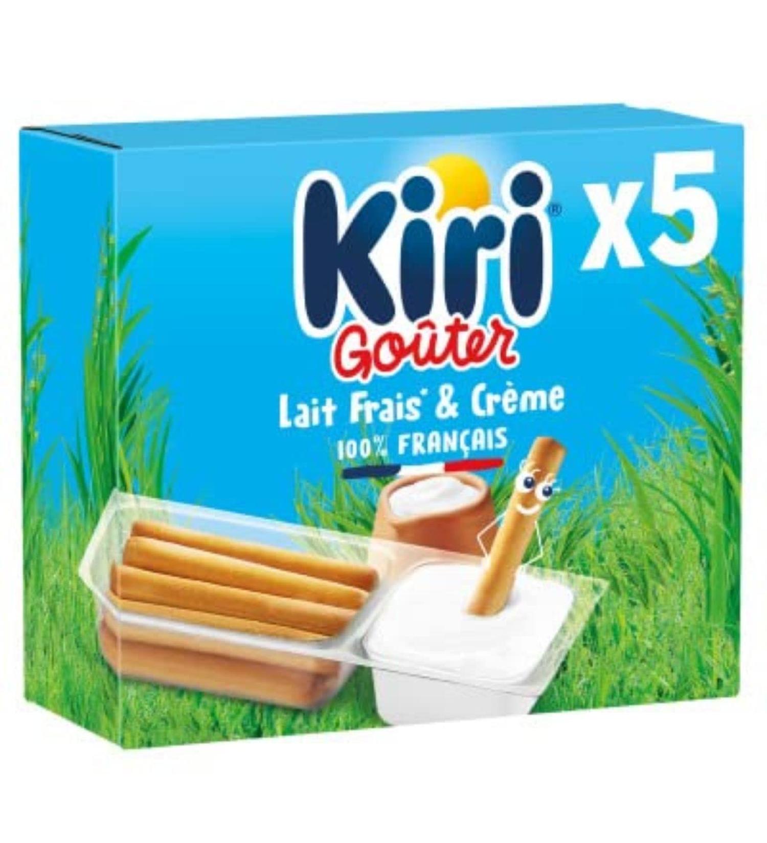 Kiri Melted white cheese with cream and breadsticks - The 5 trays, 175 g