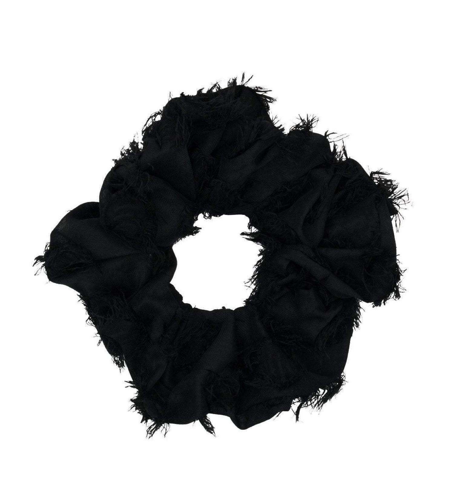 Kitsch Brunch Black Hair Scrunchie - Stylish Elastic Hair Tie for Girls & Women - Buy Online on GoSupps.com
