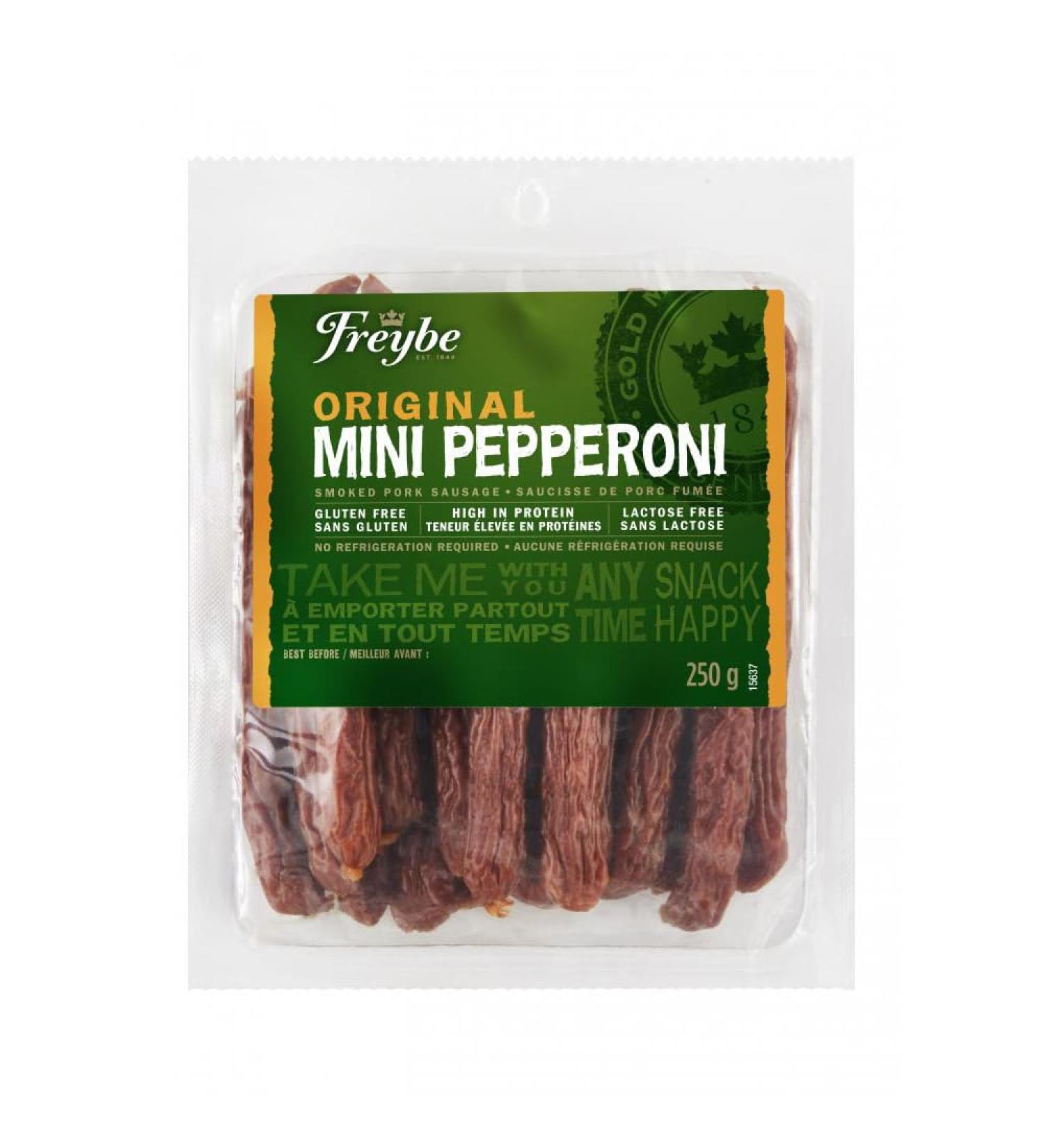 Freybe Original Mini Pepperoni Smoked Pork Sausage 250 g