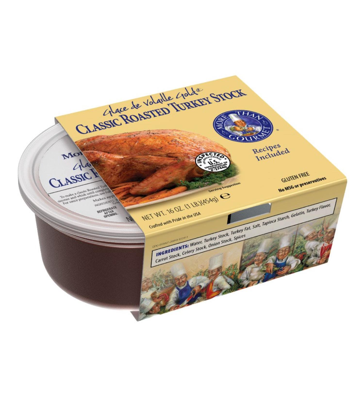 More Than Gourmet Glace De Volaille Gold Roasted Turkey Stock - 16oz Pack - Buy Online on GoSupps.com