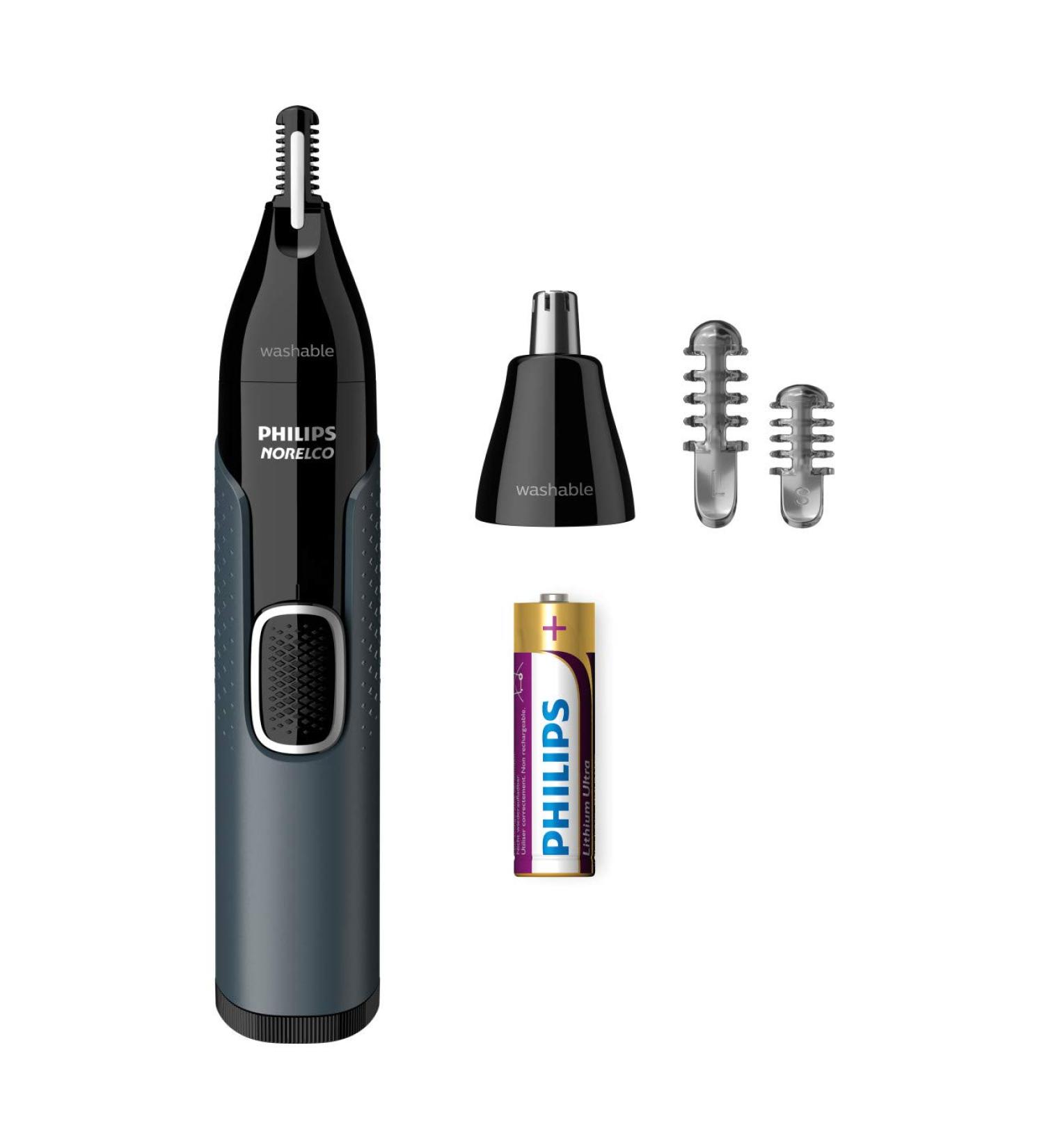 Philips Norelco NT3600/42 Nose Trimmer 3000 - Black for Nose, Ears, and Eyebrows - Buy Online on GoSupps.com