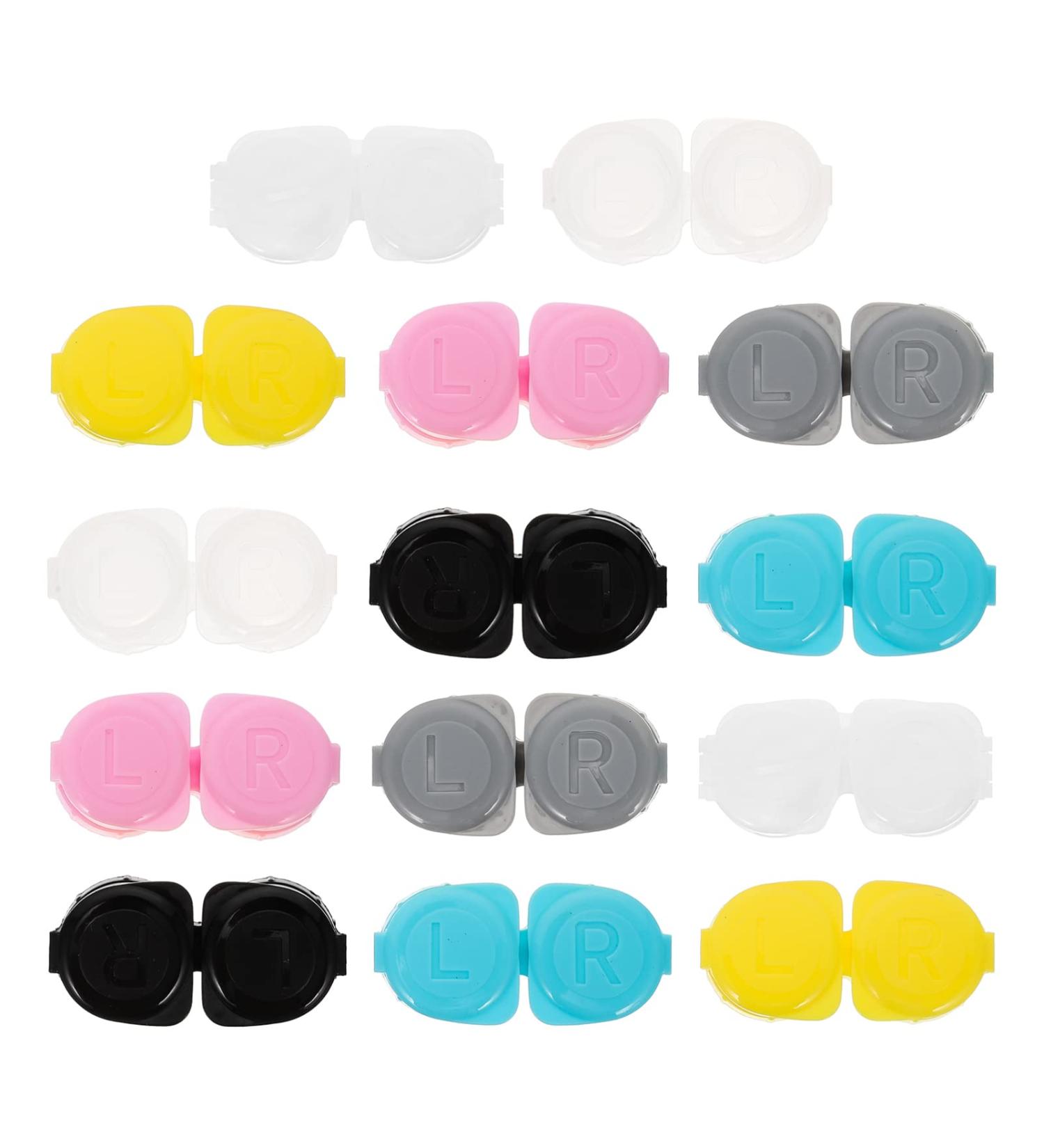 14th Double Glasses Case for Contact Lenses - Left & Right Eye Holder Travel Set - Perfect for Storage & Soaking - Durable Travel Tools - Buy Online on GoSupps.com