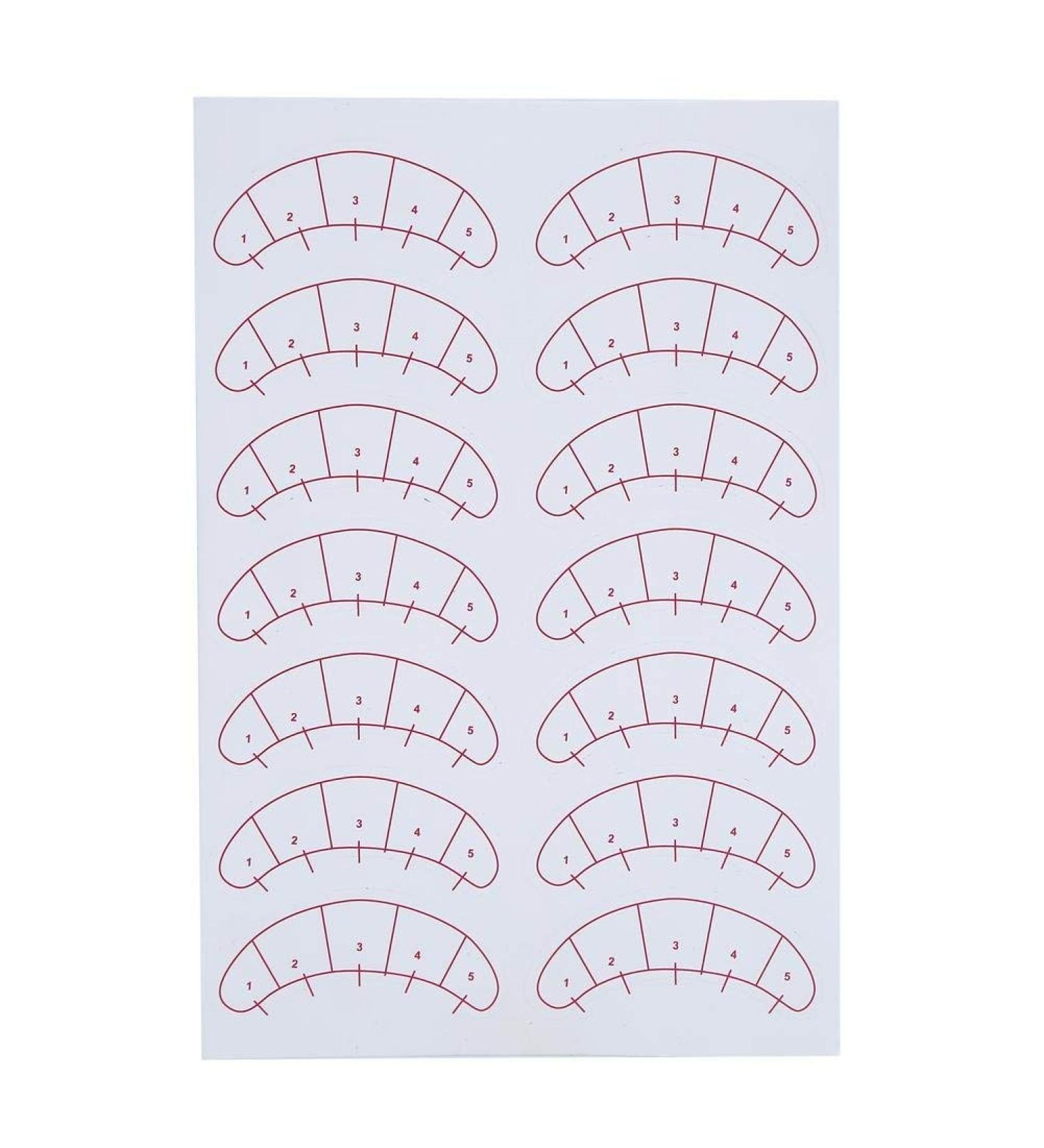40 Pieces Eyelash Extension Adhesive Stickers - Isolation Positioning Pads for Professional Training - Buy Online on GoSupps.com