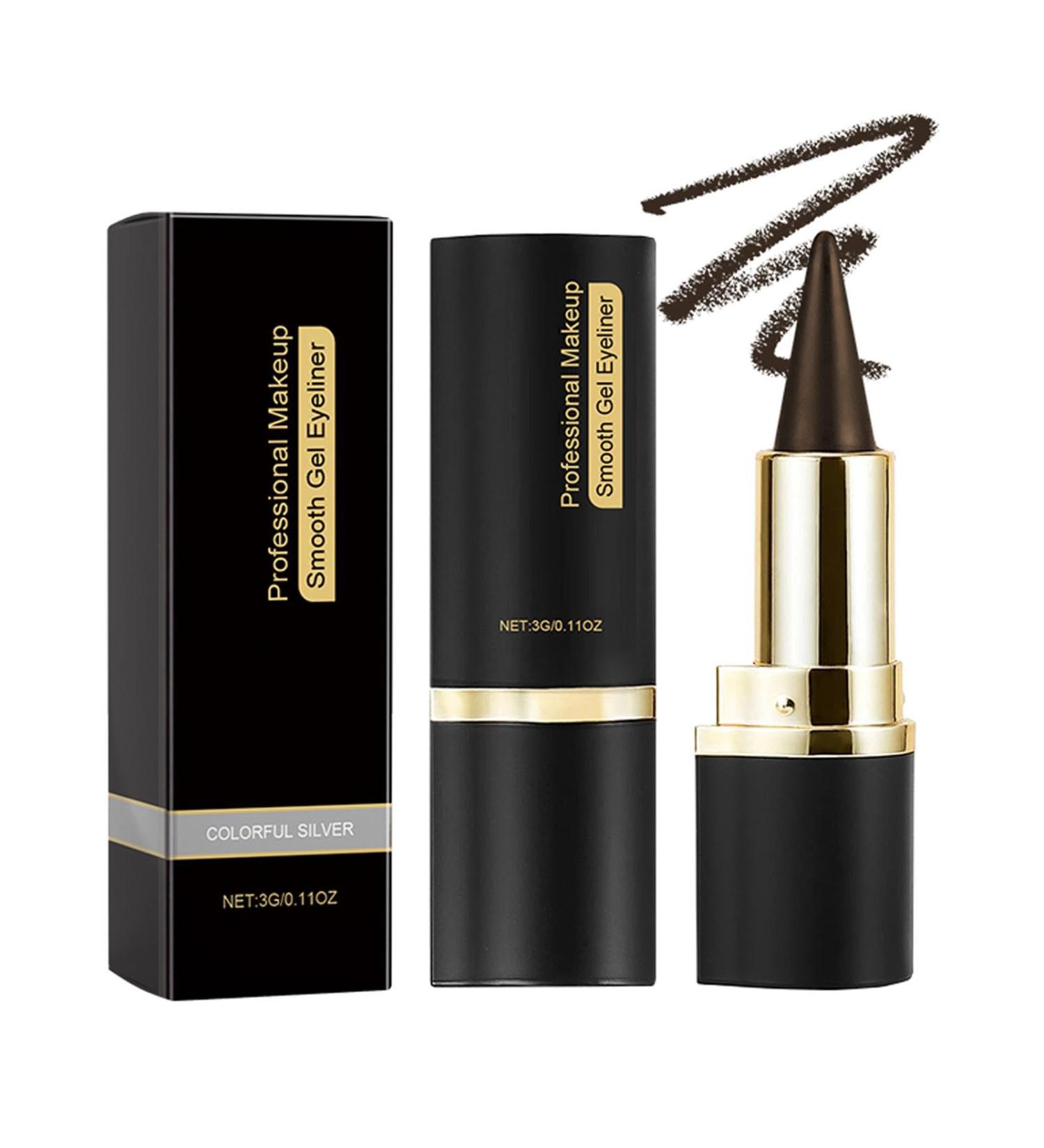 Pen Eye Liner Smudge Proof Natural Cream Precise Tip Eye Liner Waterproof Eyeliner Cream Moisturizing And High-Pigmented Cream Liner Eye Makeup for Mother Wife Girlfriend Brown - Buy Online on GoSupps.com