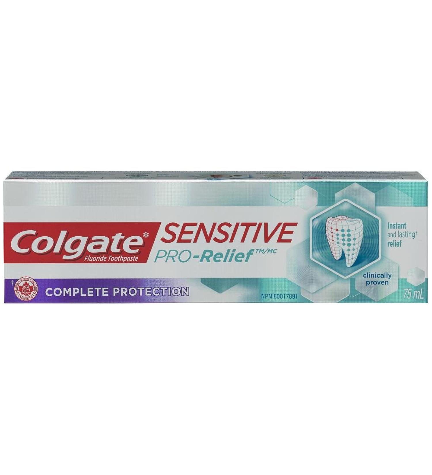 Colgate Sensitive Pro-Relief Complete Protection Toothpaste 75 Milliliters 75 ml (Pack of 1) Complete Protection Toothpaste - Buy Online on GoSupps.com