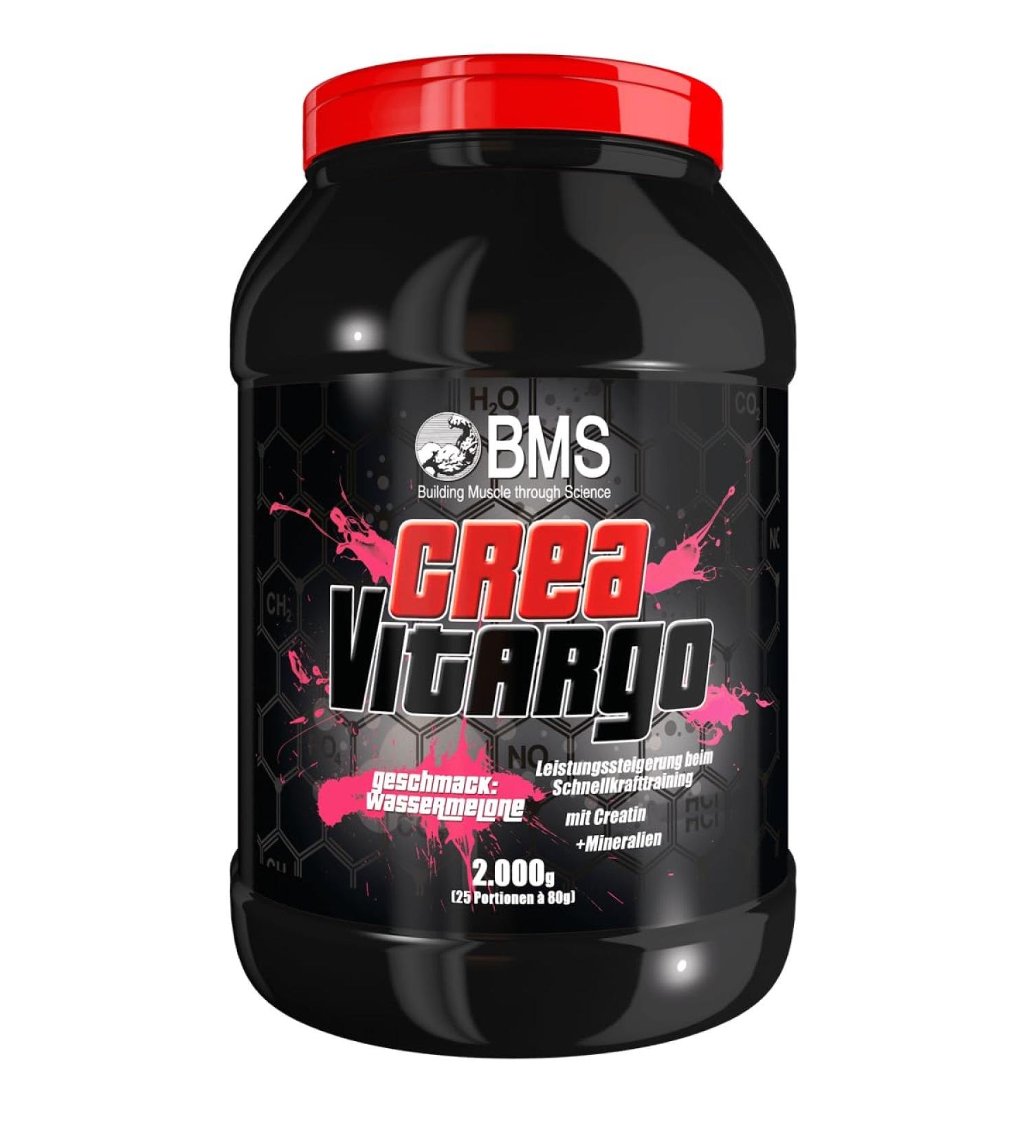 BMS Creavitargo Watermelon 2000g - Premium Fast-Absorbing Carbohydrate Powder for Endurance & Recovery | International Shipping Available - Buy Online on GoSupps.com