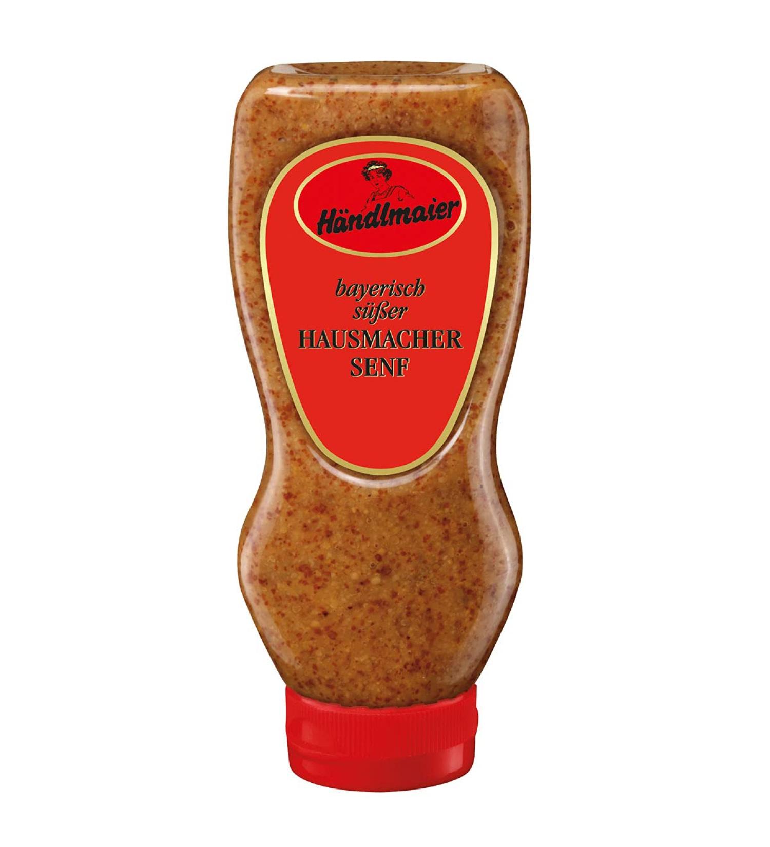 H ndlmaier s Homemaker Mustard Sweet in Squeeze Bottle Vegan 400 ml