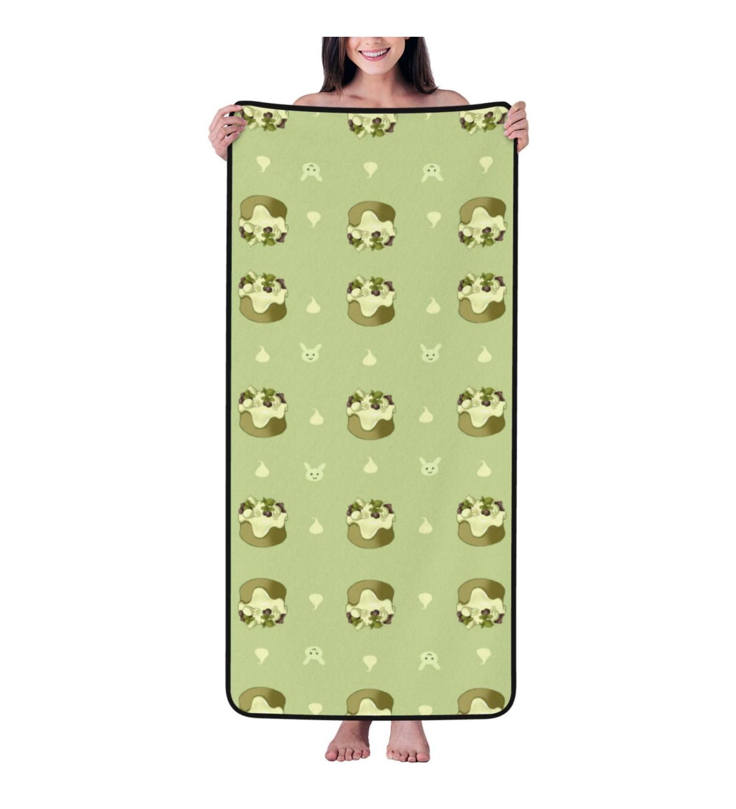 BROLEO Butterscotch cupcake picture Coral Velvet Towel 27 x 55 in : Skin-friendly and comfortable good water absorption exquisite - Buy Online on GoSupps.com