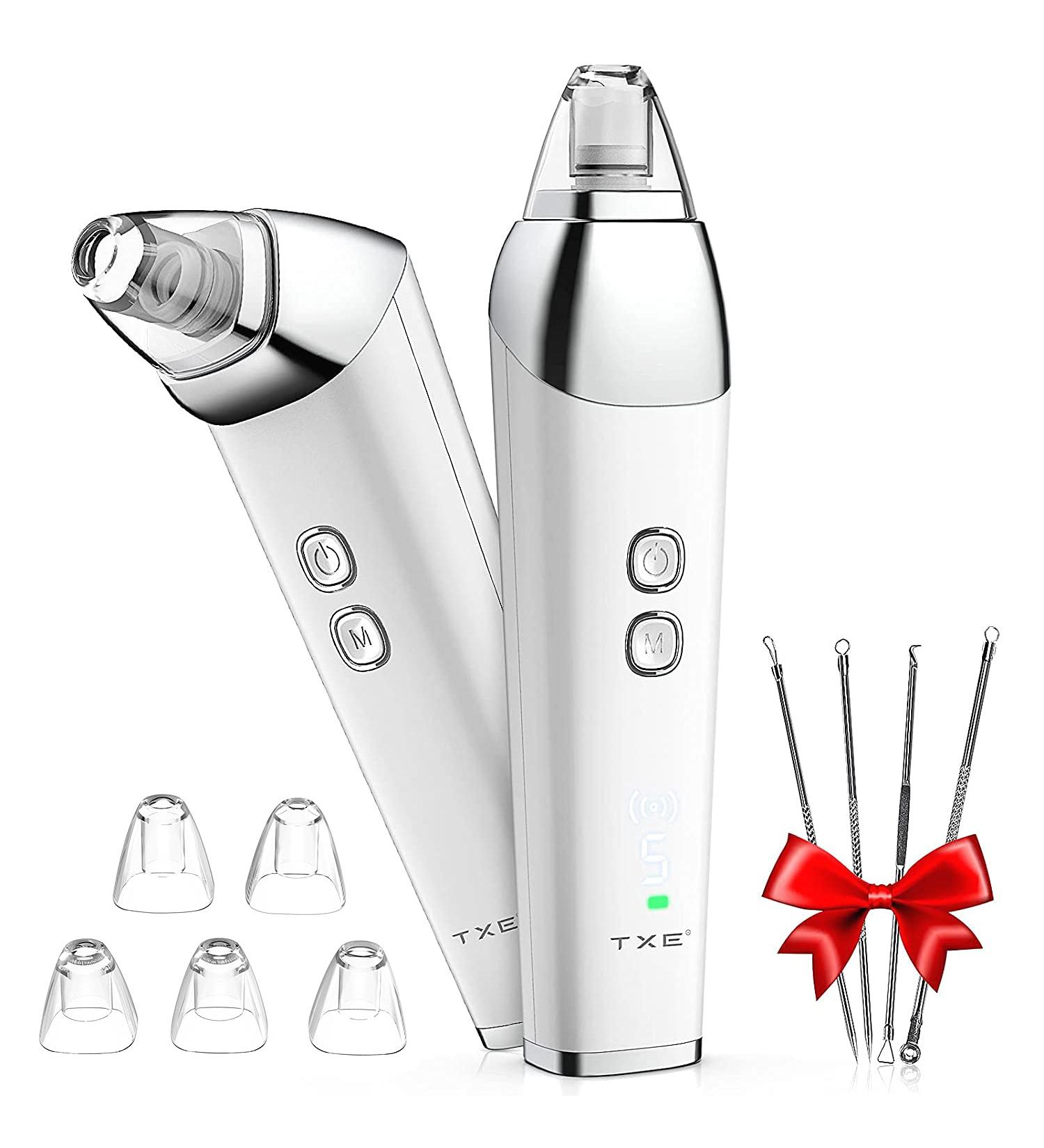 Blackhead Vacuum Remover | Rechargeable Electric Pore Cleaner Kit with 5 Suction Probes - Buy Online on GoSupps.com