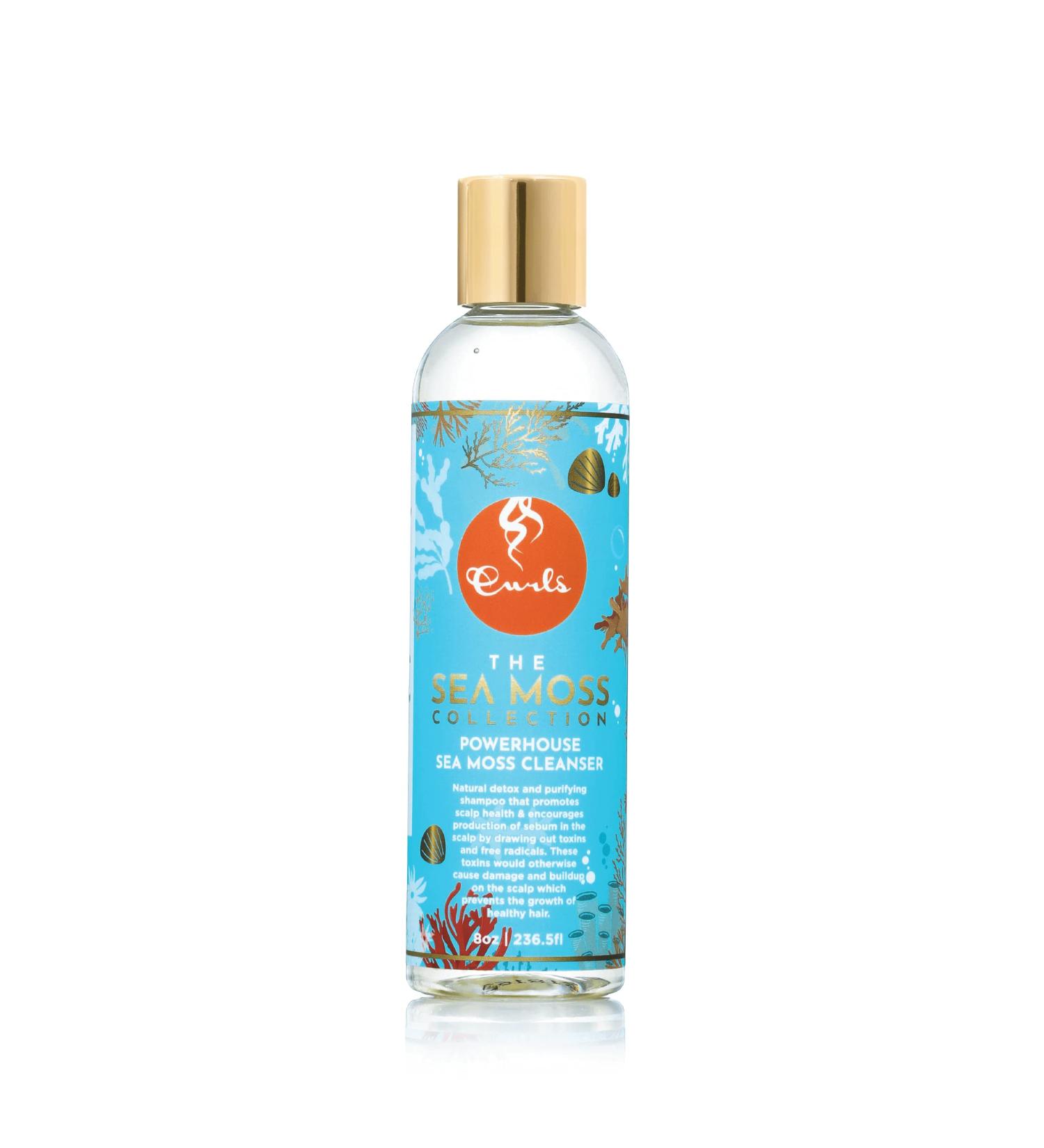 Curls Sea Moss Powerhouse Hair Cleanser - Natural Detox Shampoo for Scalp Health & Damage Prevention - 8oz for All Hair Types - Buy Online on GoSupps.com