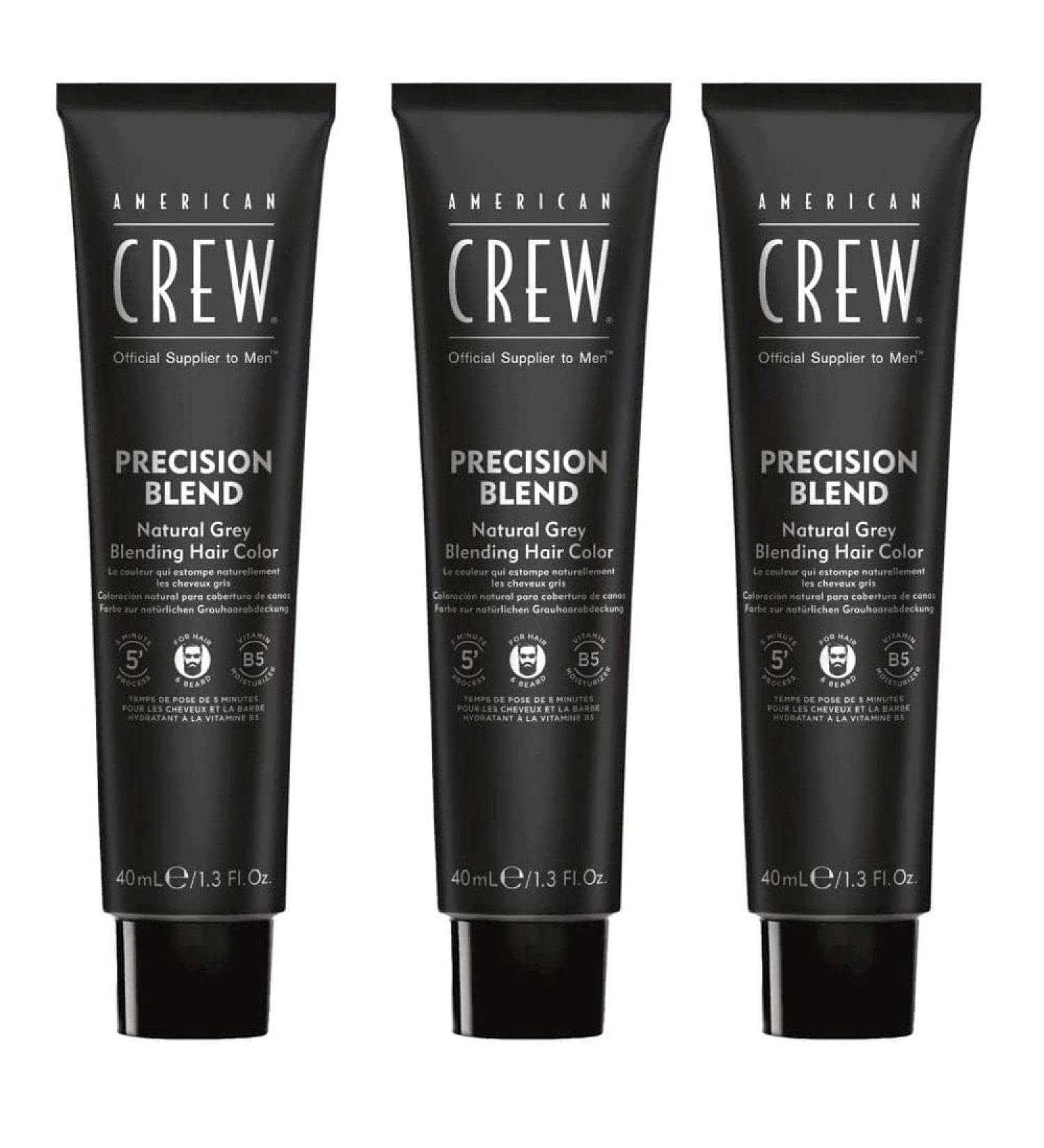American Crew Precision Blend Light 7-8 Hair Dye - 1 Pack (3 x 40 ml) | International Shipping Available - Buy Online on GoSupps.com