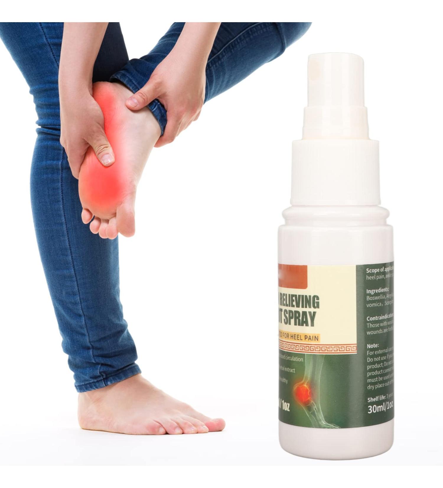 2pcs 30ml Foot Pain Relief Spray for Temporary Nerve Stress in Hands and Feet - Buy Online on GoSupps.com