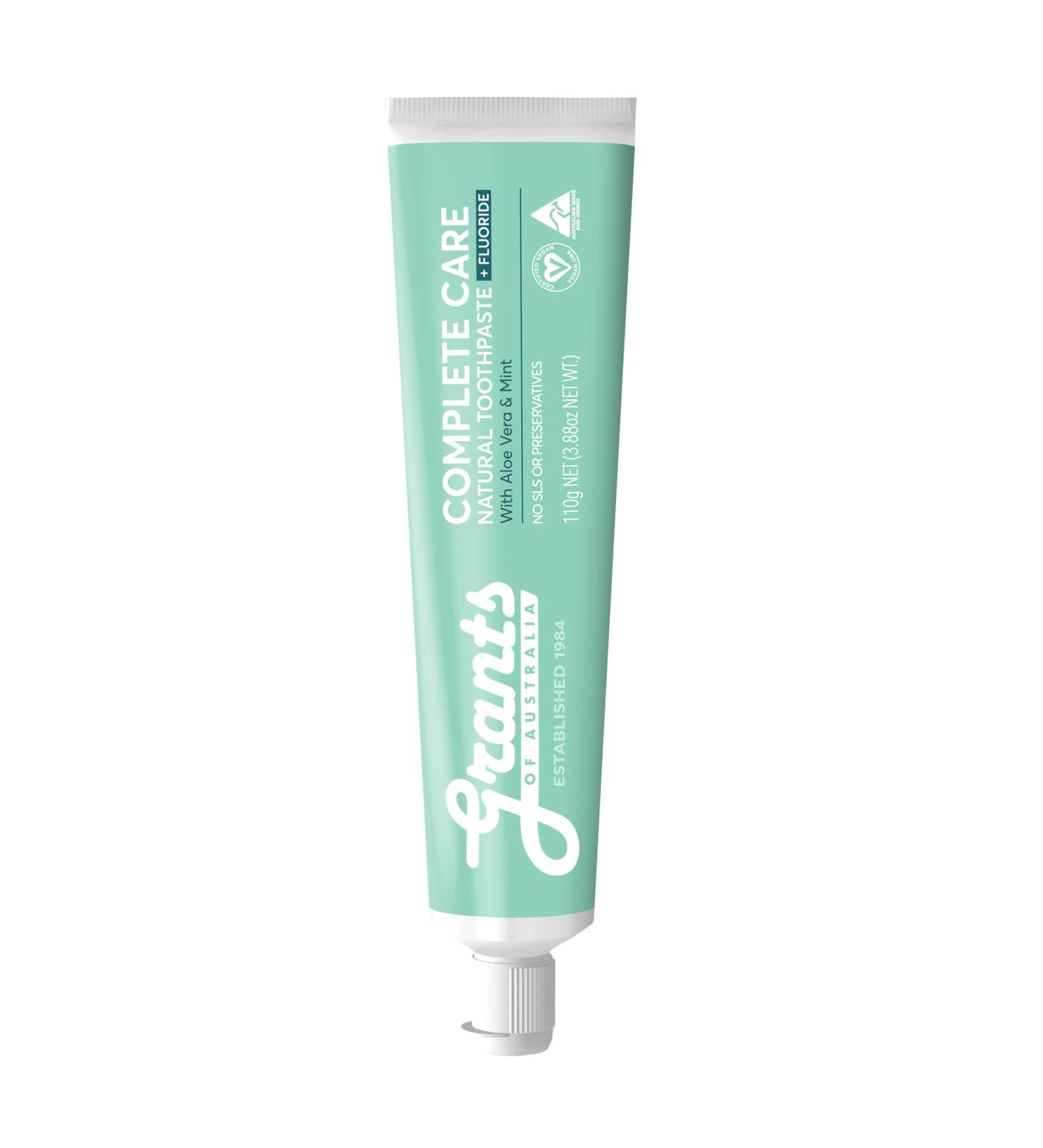 Grants Of Australia Fresh Mint Nat Toothpaste 10 Sachet 0.1oz - Buy Online on GoSupps.com