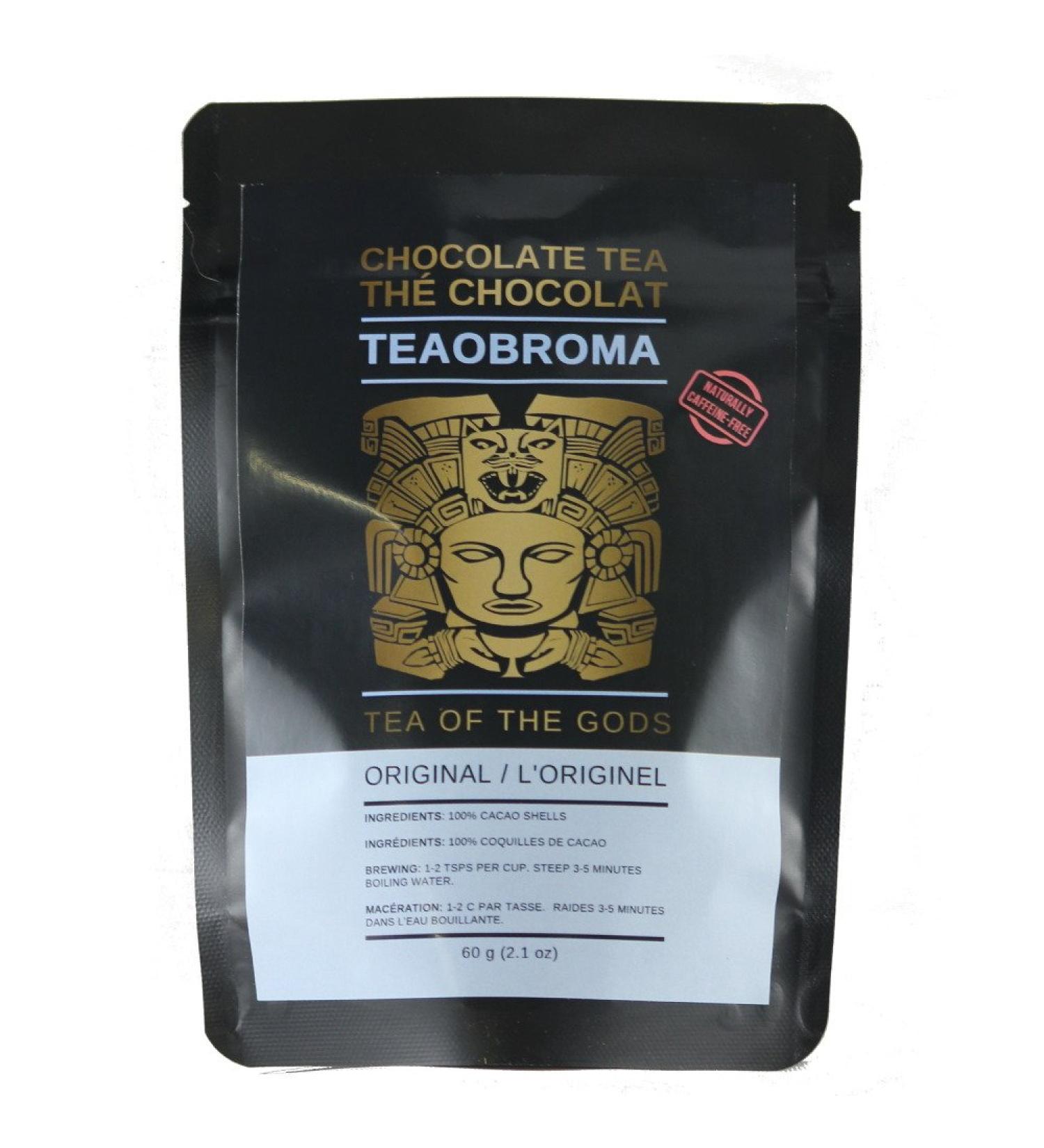Teaobroma Original Chocolate Tea 60g Bag Original Chocolate 60g Bag - Buy Online on GoSupps.com