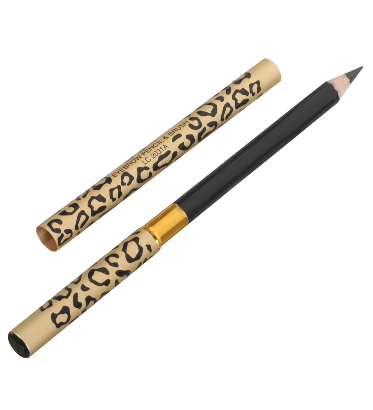 Outanaya 2pcs Makeup Eyebrow Pencils Black Eyeliner Pen Highlighter Eyebrow Brush Makeup Longlasting) Wooden 1 count (Pack of 1) Black - Buy Online on GoSupps.com