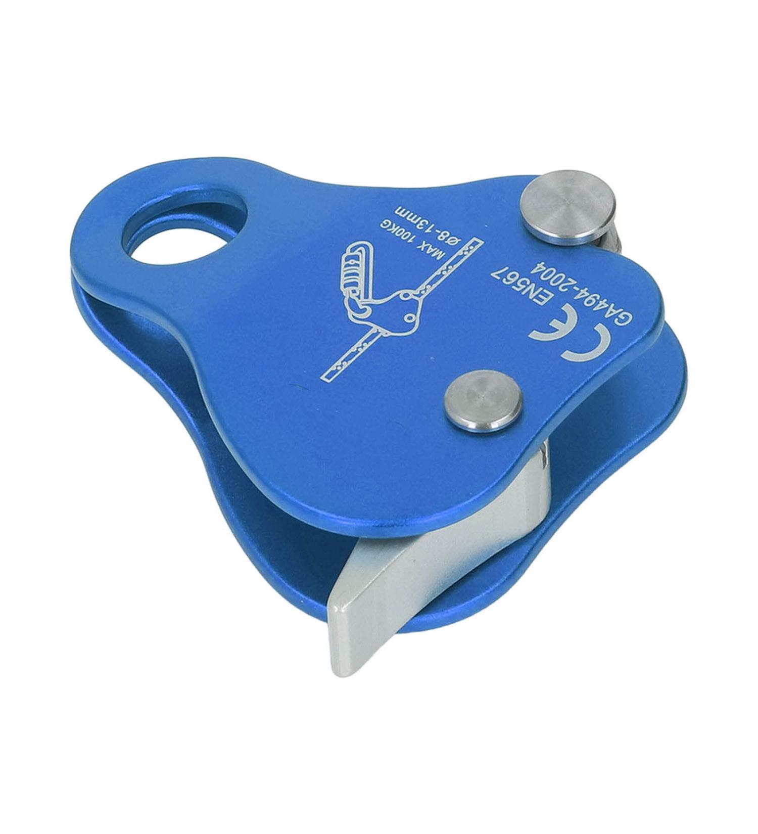 Vgeby Climbing Rope Grip & Handle Clamp - Self-Braking Safety Device for Via Ferrata & Crash Protection - Durable Blue Climbing Gear - Buy Online on GoSupps.com