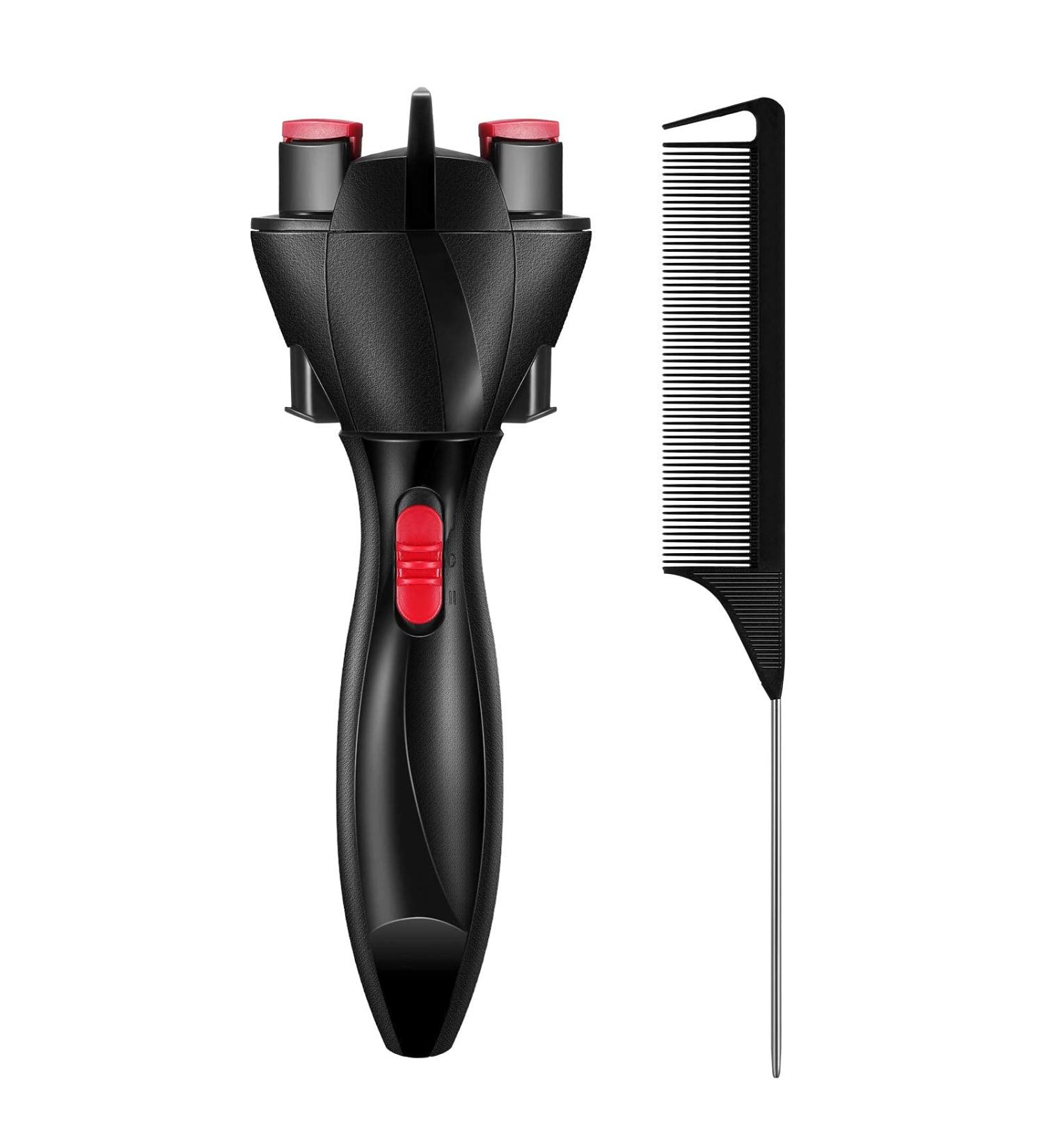 Automatic Hair Braider Electronic Hair Braid Maker Twister with Comb - Black - Buy Online on GoSupps.com