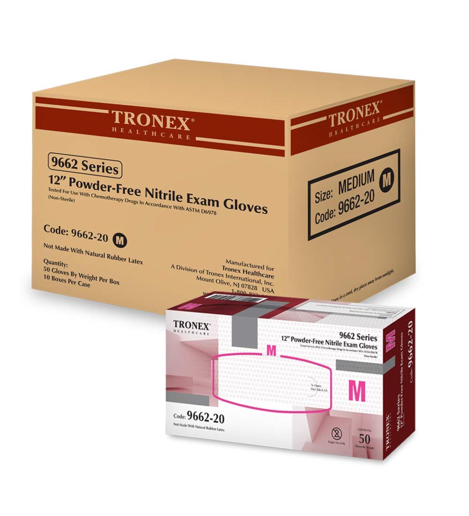 500 Pack X-Large Tronex Extra-Thick Chemo-Rated Nitrile Exam Gloves Light Blue - Powder-Free | 500 X-Large - Buy Online on GoSupps.com