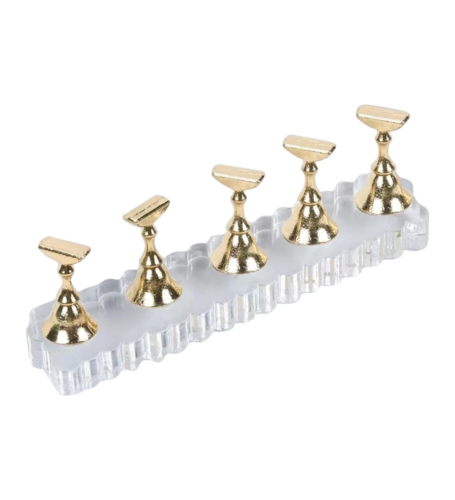Nail Holders For Painting Nails Acrylic Display Stand Practice Fingernail Art Display Stand For Training Nail Art Practice Stand Nail Art Practice Stand Nail Art Training Stand transparent stripes - Buy Online on GoSupps.com