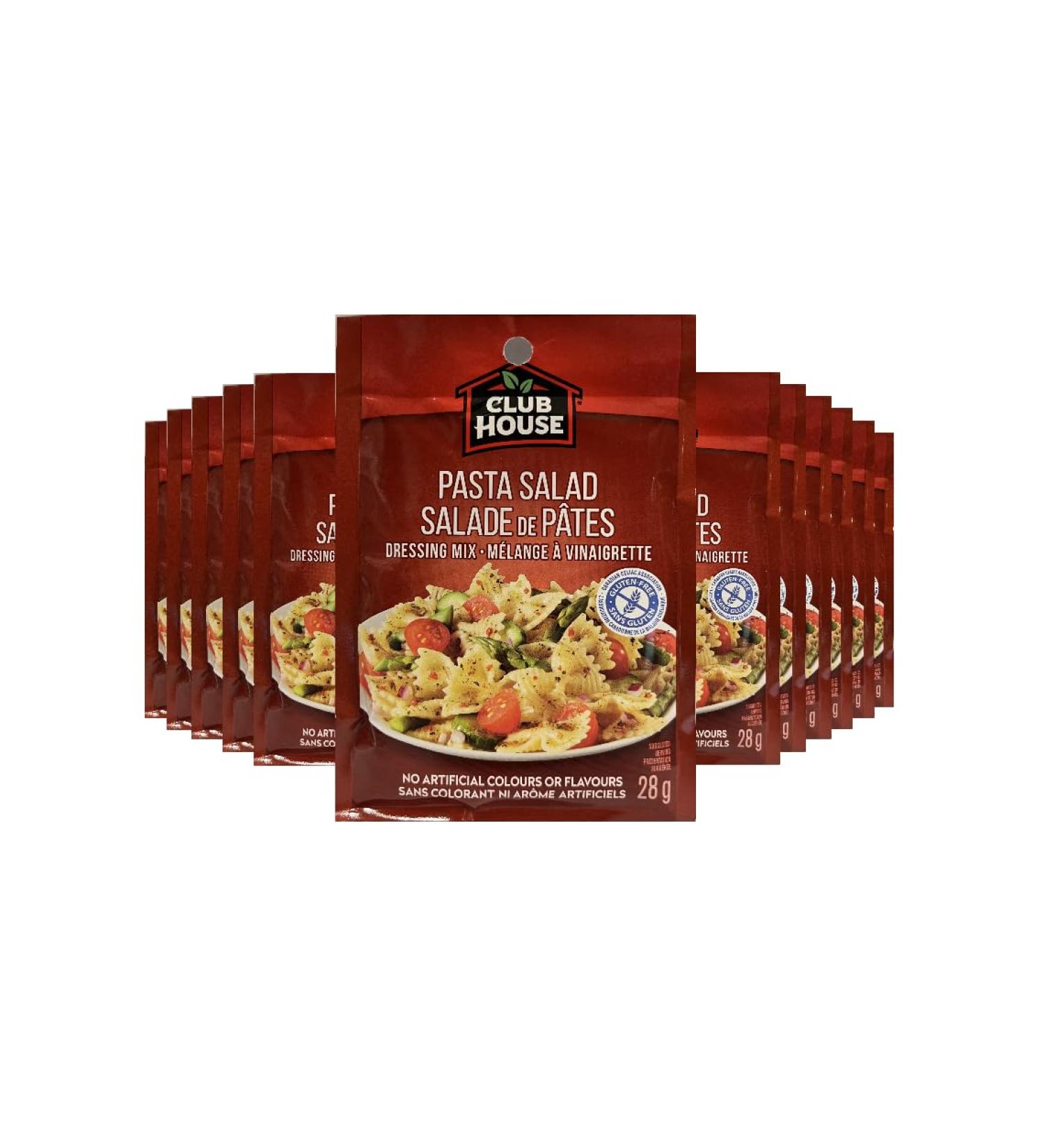 Club House (CLUC0) Dry Sauce/Seasoning/Marinade Mix Pasta Salad 28g(Pack 12 ) - Packaging May Vary - Buy Online on GoSupps.com