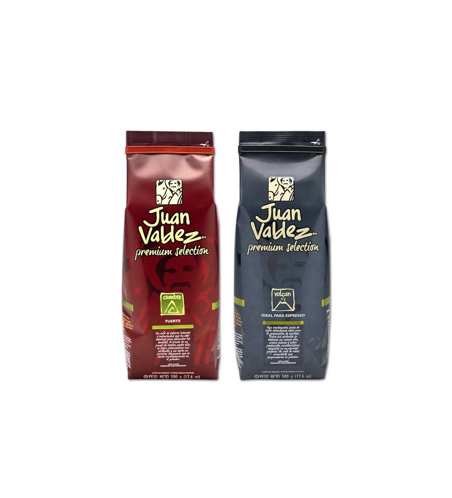 Desconocido Juan Valdez Volcano and Cumbre Molido Pack 250 g - Pack of 4 Bags!