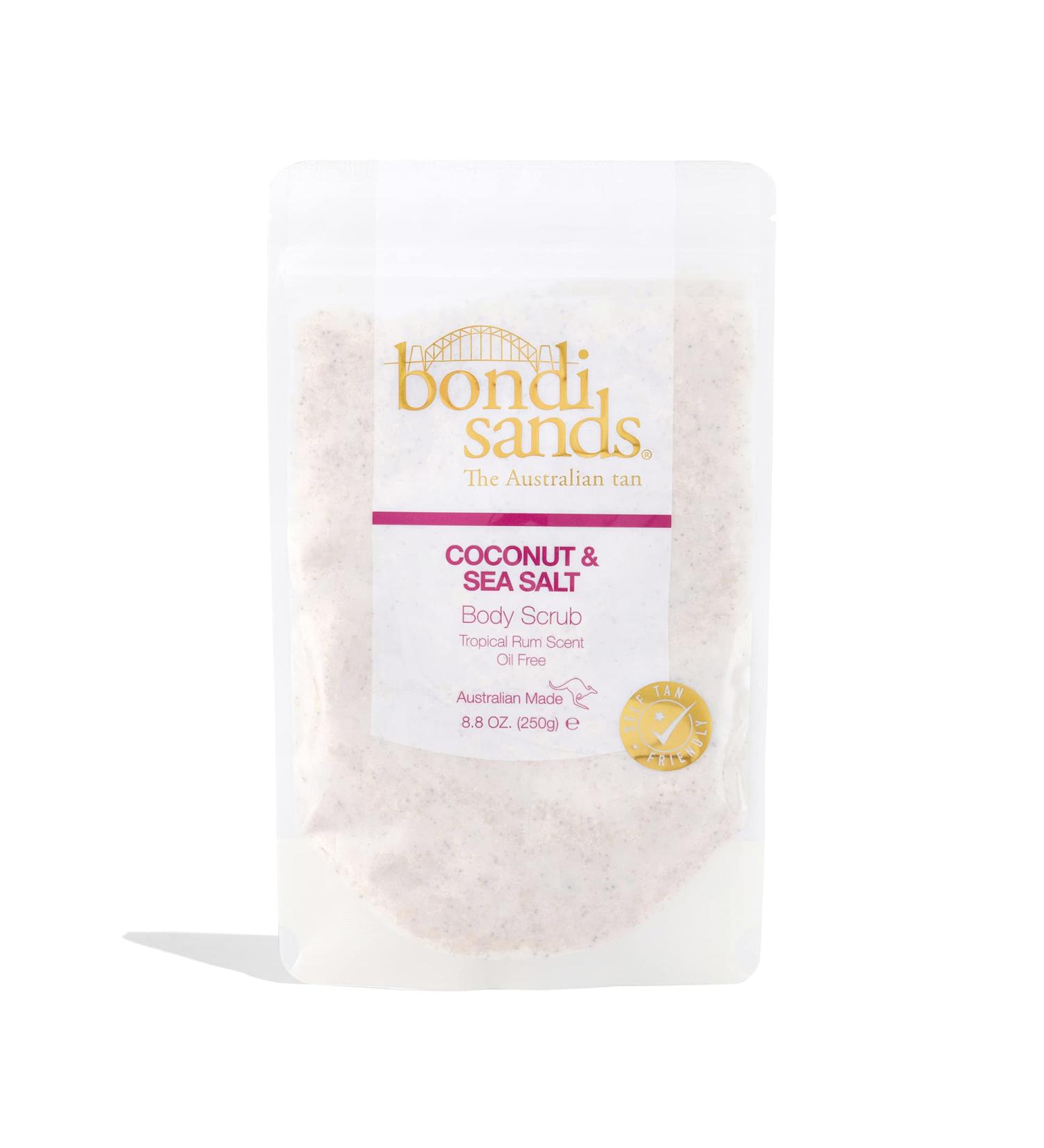 BONDI SANDS Tropical Rum Coconut & Sea Salt Body Scrub 250g - Exfoliate & Hydrate | International Shipping Available - Buy Online on GoSupps.com