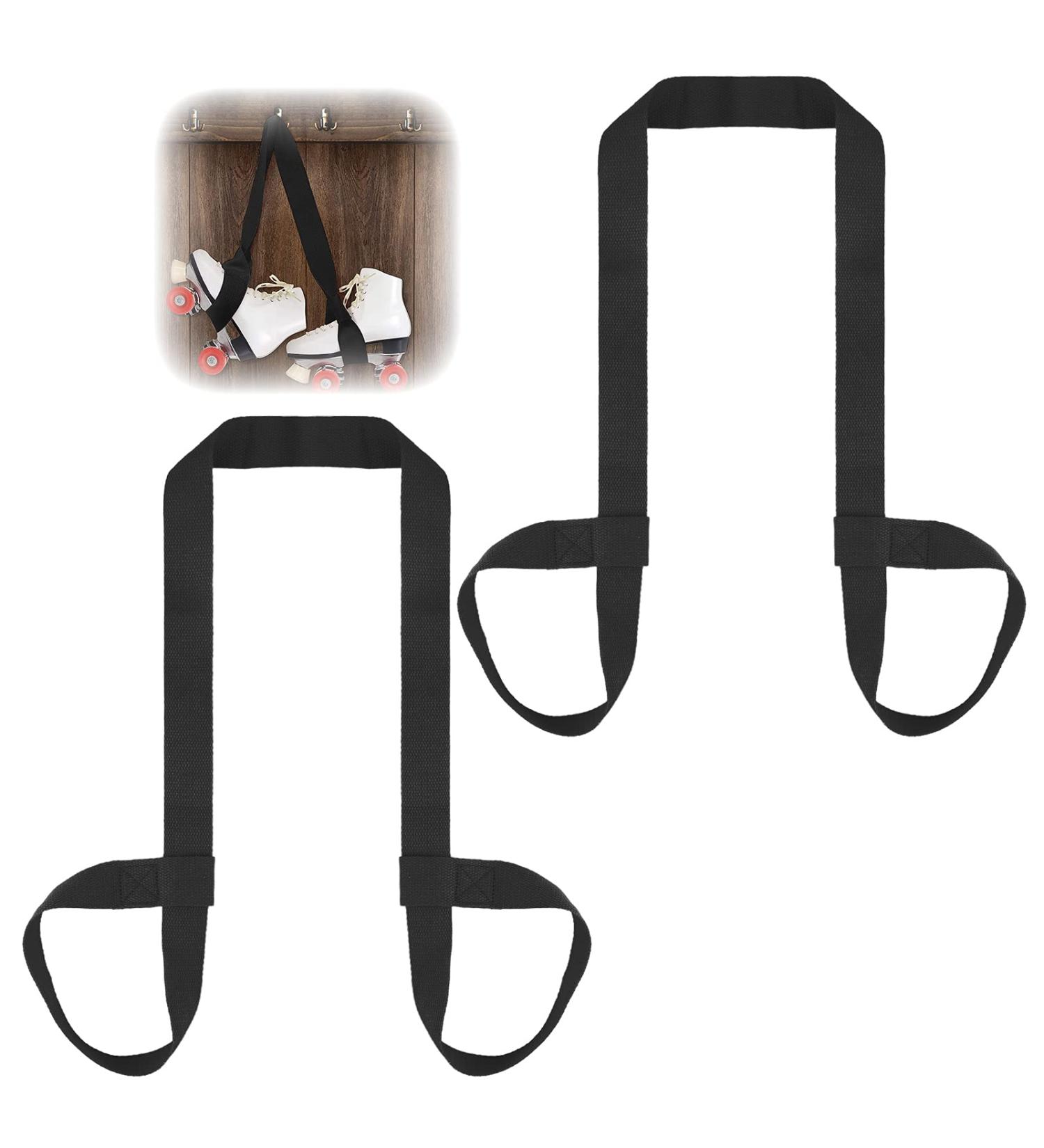 Durable Adjustable Yoga Mat Sling - 2 Piece Carrying Strap for Easy Transport - Black Yoga Mat Carrier Belt - Buy Online on GoSupps.com