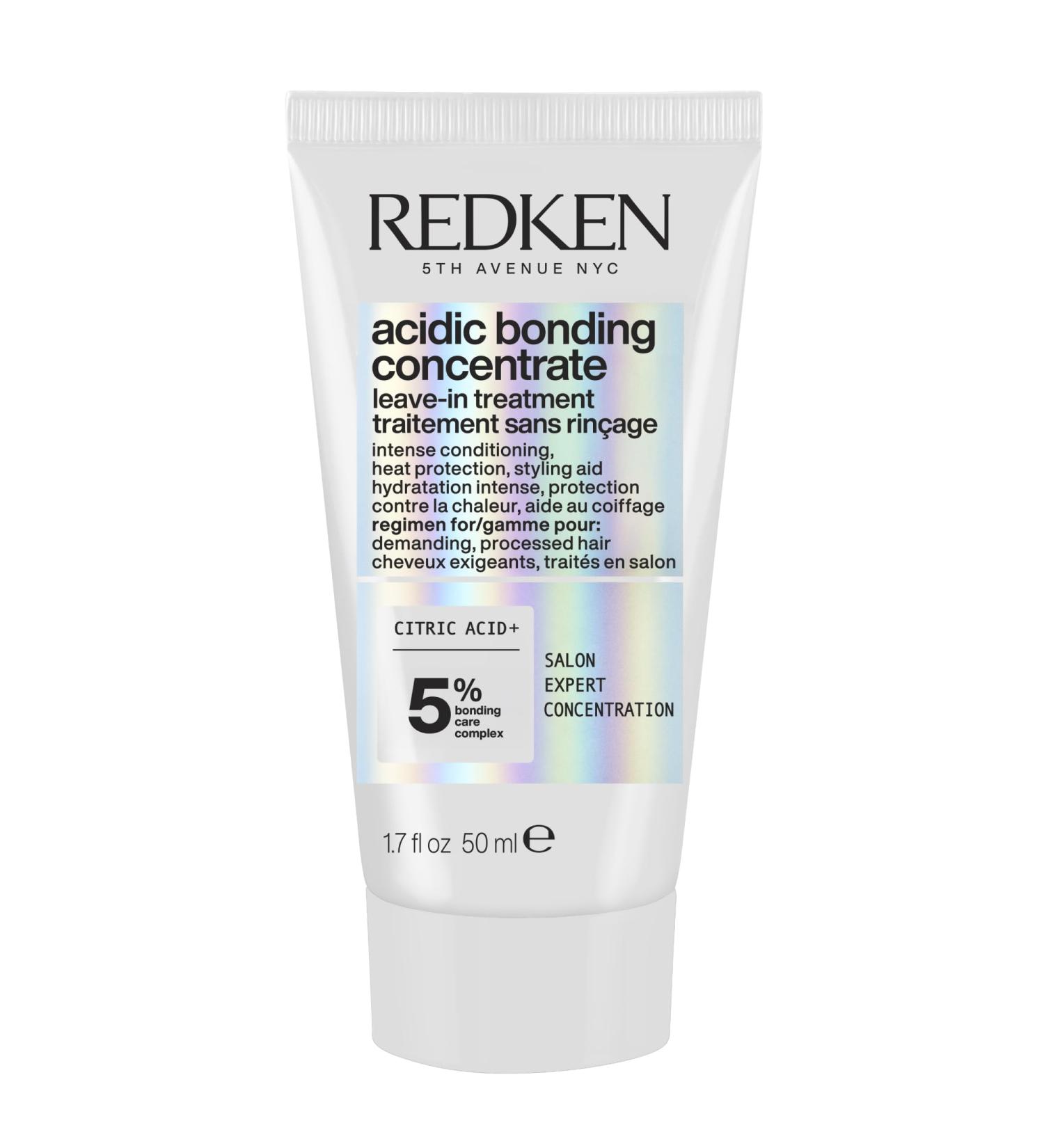Redken For Damaged Demanding and Colored Hair Intensively Protects Against Hair Breakage and Heat Bonding Care Acidic Bonding Concentrate Leavein Treatment Mini 50 ML - Buy Online on GoSupps.com