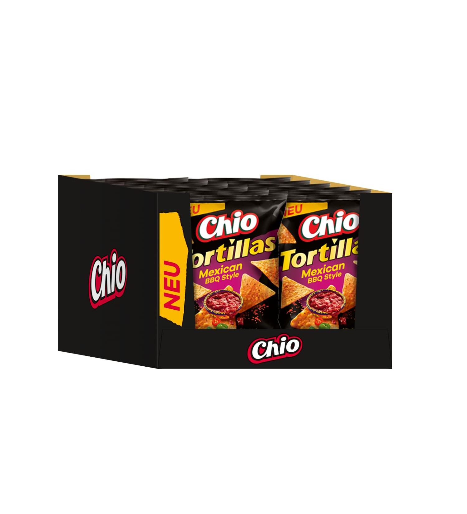 Chio Tortillas Mexican BBQ Style 110g pack of 12 (12 x 110 g)