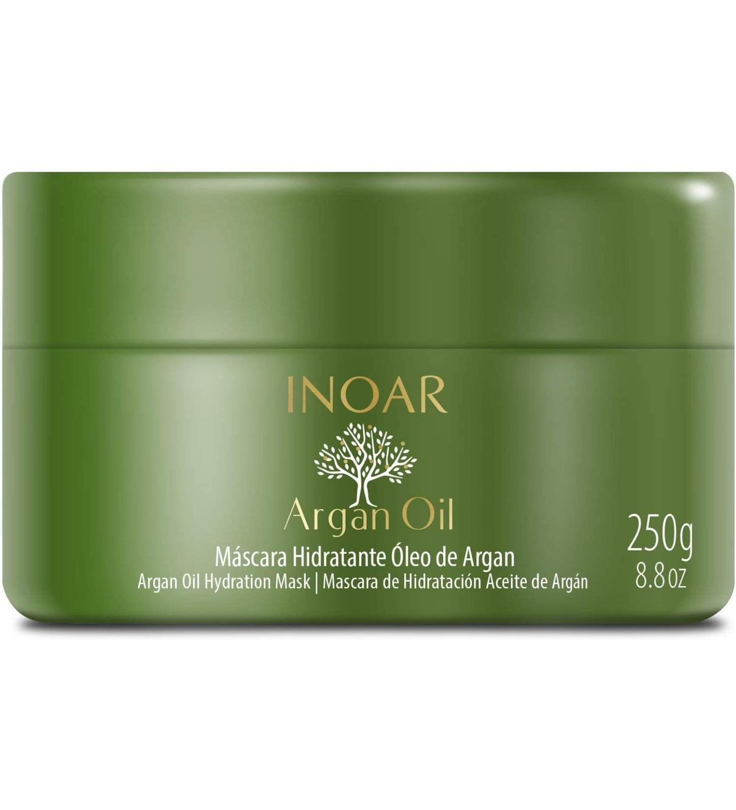 Inoar Brazilian Hair Mask with Argan Oil 250g - Nourishing Hair Treatment | International Shipping Available - Buy Online on GoSupps.com