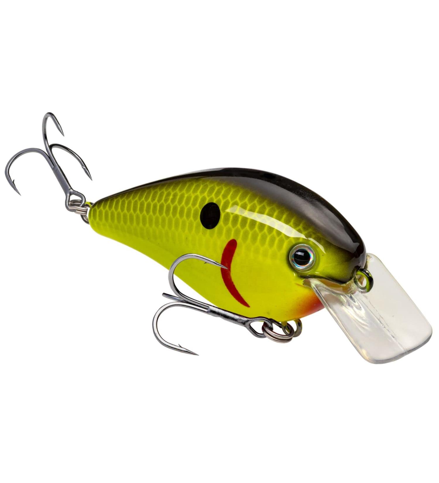 Strike King KVD 1.5 Hard Knock Squarebill Crankbait Chart black back