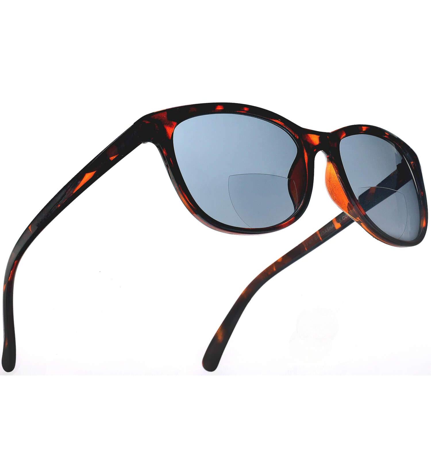 SAMBA SHADES Bifocal Sunglasses for Men & Women | Fashion Readers with Built-In Reading Lens | Brown 2.0x - Buy Online on GoSupps.com