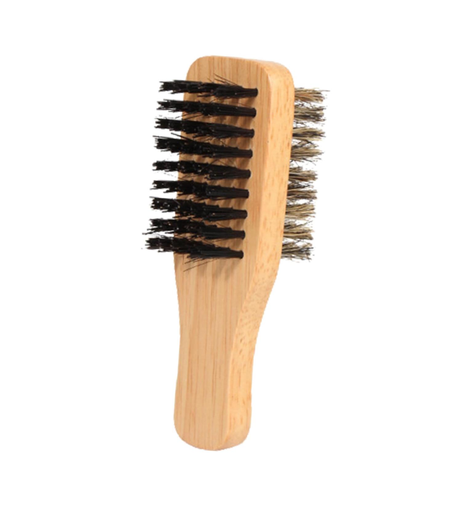 Fomiyes Double-Sided Beard Brush | Perfect Christmas Gift for Men | Hairdressing & Beard Shampoo Brush | 11.5x3.7x4.4cm - Buy Online on GoSupps.com