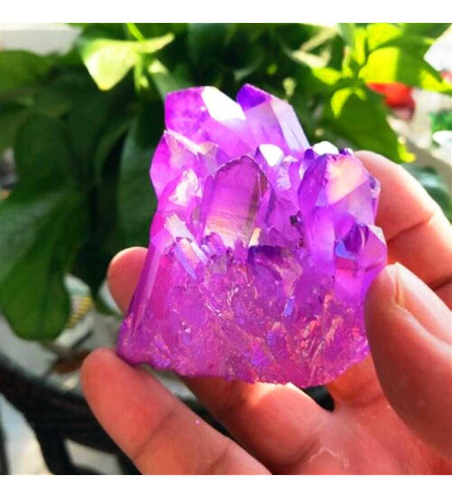 70-80g Natural electroplated Water red Crystal Cluster Specimen s - Buy Online on GoSupps.com