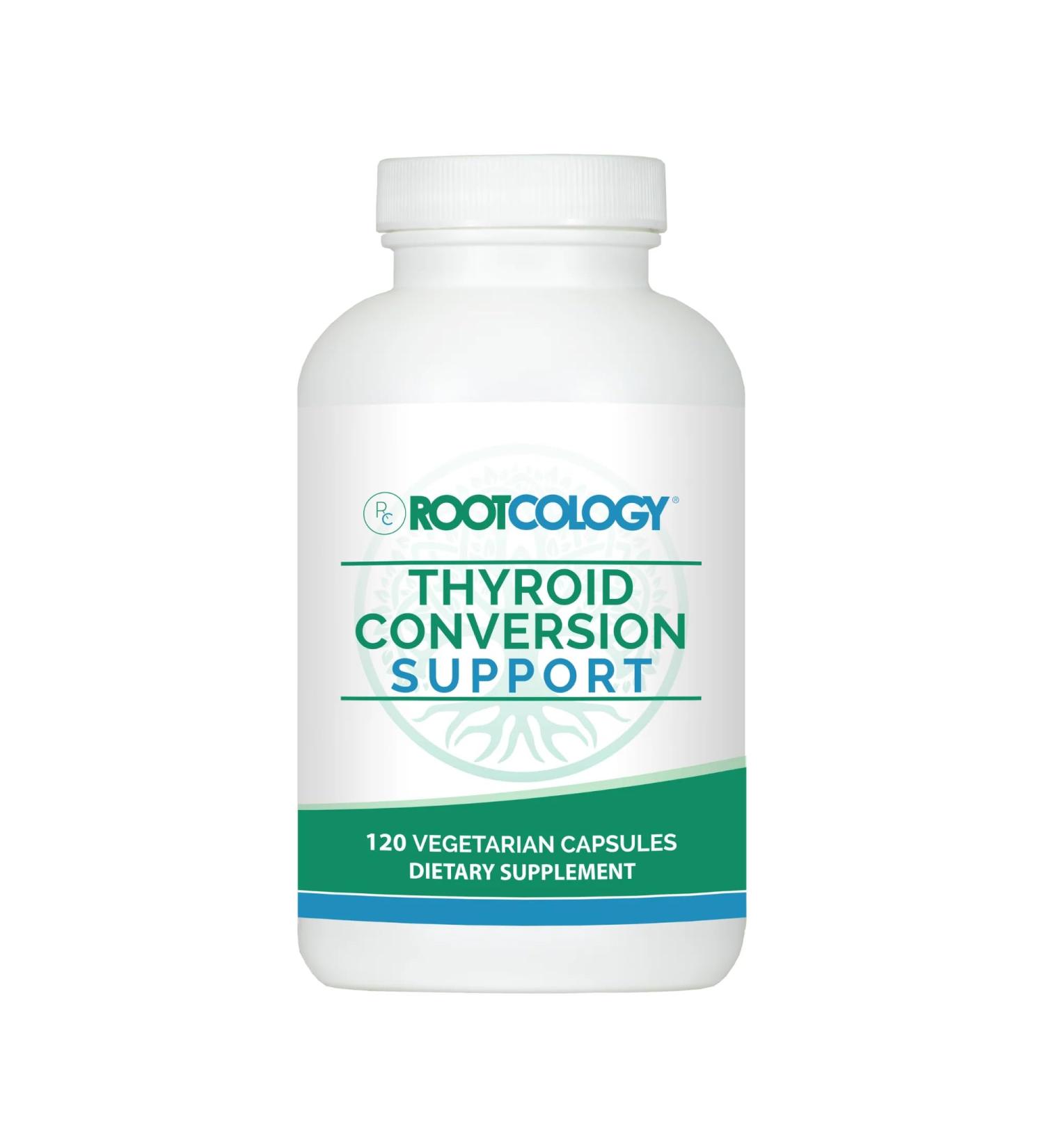 Rootcology by Izabella Wentz | Thyroid Conversion Support | Specialized Blend of Nutrients and Herbs for Thyroid Support | 120 Capsules, 60 Servings - Buy Online on GoSupps.com
