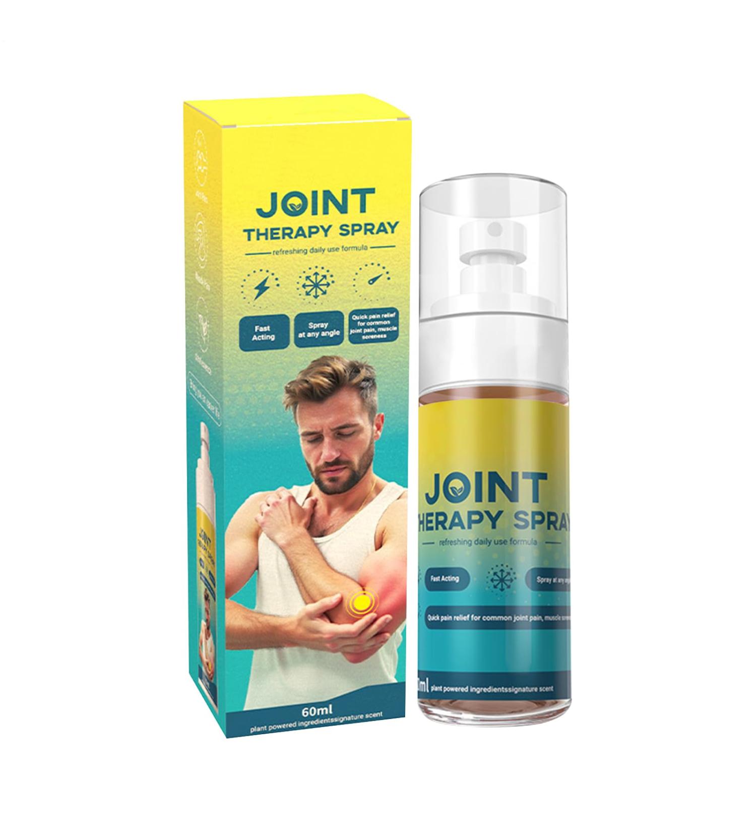 Spray Articulaire - Spray pour Genoux Solution Apaisement Profond 60ml Pour Jambes Pieds Corps Soin Femmes Hommes Seniors Massage Voyage - Buy Online on GoSupps.com