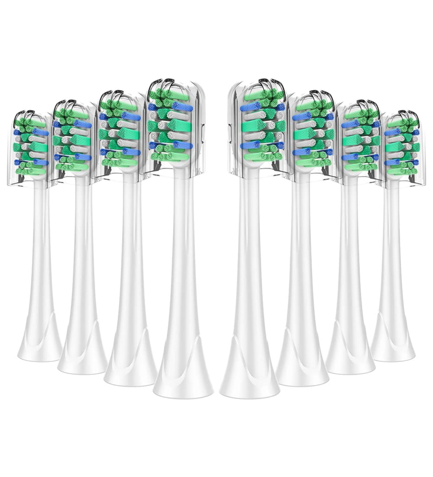NEDIFON Replacement Toothbrush Heads for Philips Sonicare - Pack of 8 Medium to Soft Electric Brush Head Refills for DiamondClean, ProtectiveClean, EasyClean 4100, 5100, 6100 HX6250 - Buy Online on GoSupps.com
