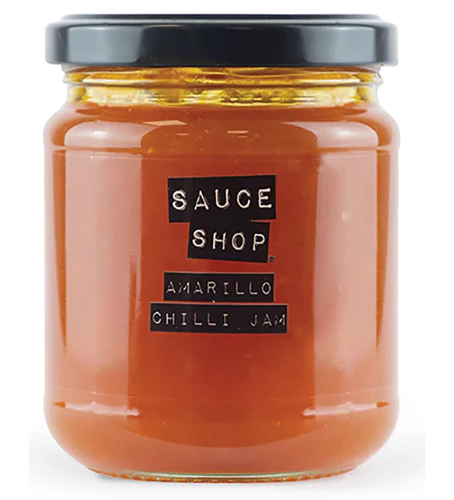 Sauce Shop | Amarillo Chilli Jam | Mildly Spicy & Sweet | Vegan-Friendly | 240g
