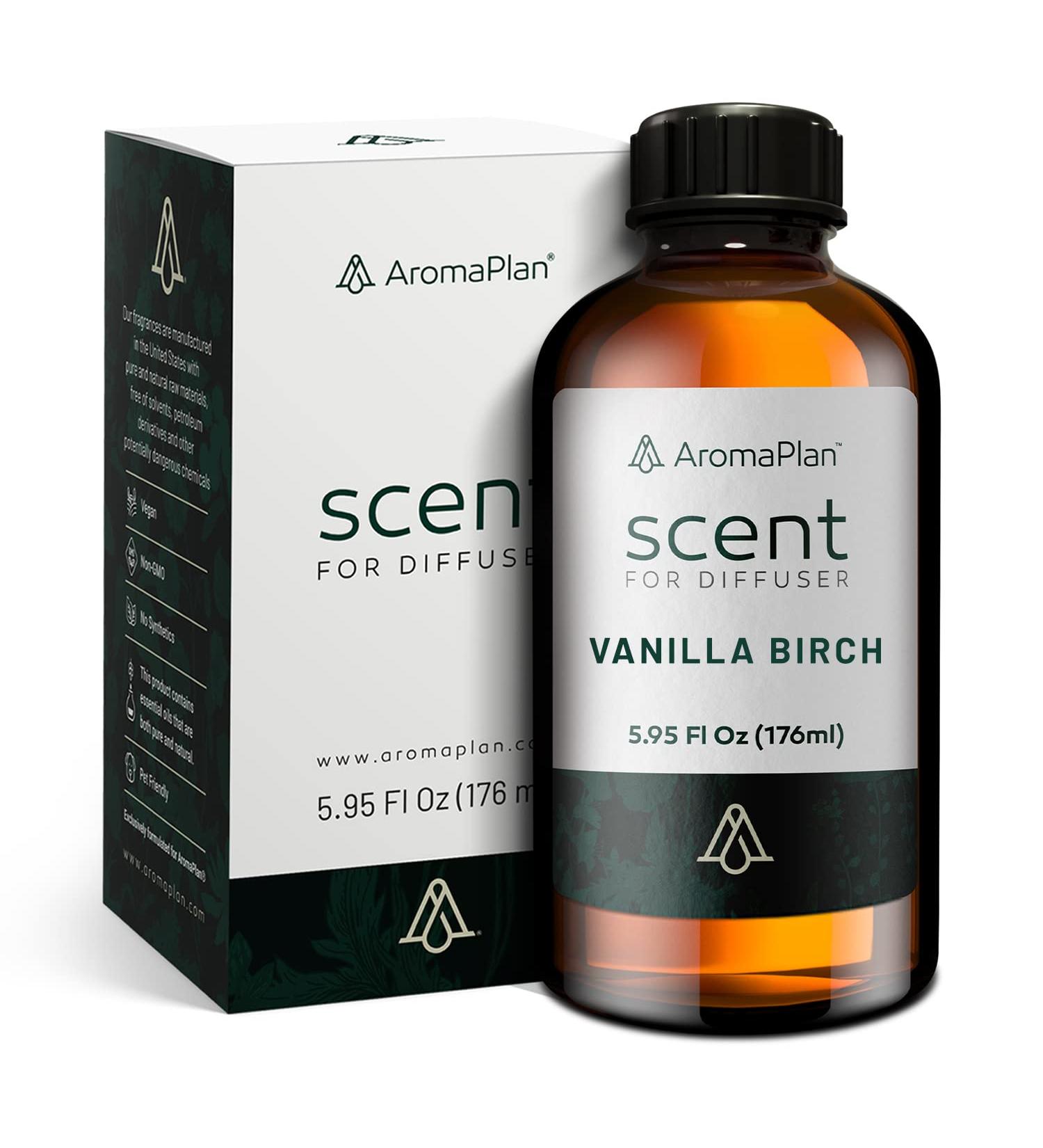 Home Luxury Scents Vanilla Birch 6 Fl Oz - Natural & Vegan Diffuser Oil Blends for Aromatherapy - 176ml USA Fragrance - Buy Online on GoSupps.com