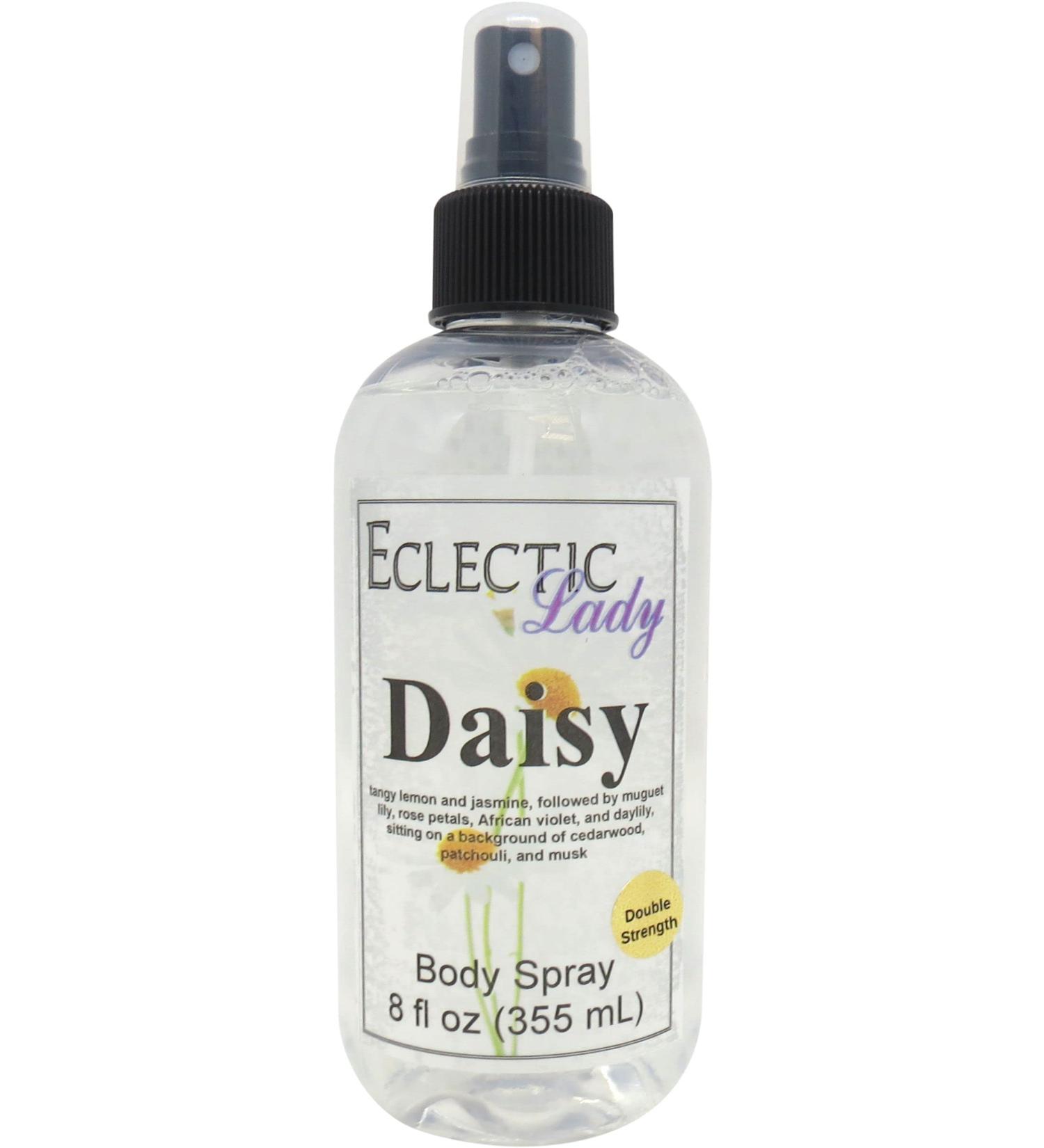 Daisy Body Spray (Double Strength) 8 ounces Body Mist for Women with Clean Light & Gentle Fragrance Long Lasting Perfume with Comforting Scent for Men & Women Cologne with Soft Subtle Aroma For 8 Fluid Ounces (Double Strength) - Buy Online on GoSupps.com