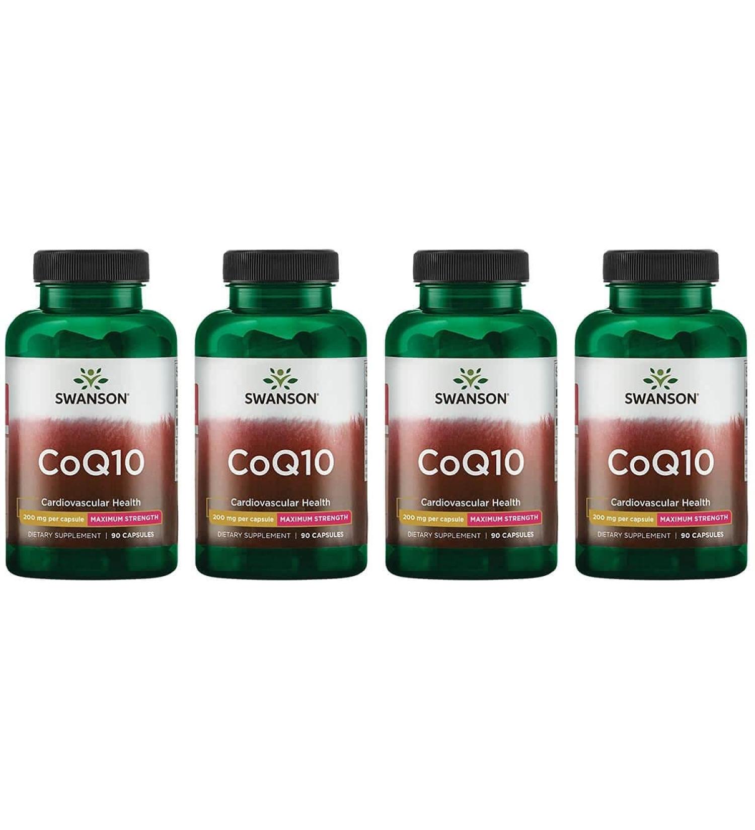 Swanson CoQ10 200 mg - 90 Capsules for Heart Health & Energy Boost - Buy Online on GoSupps.com