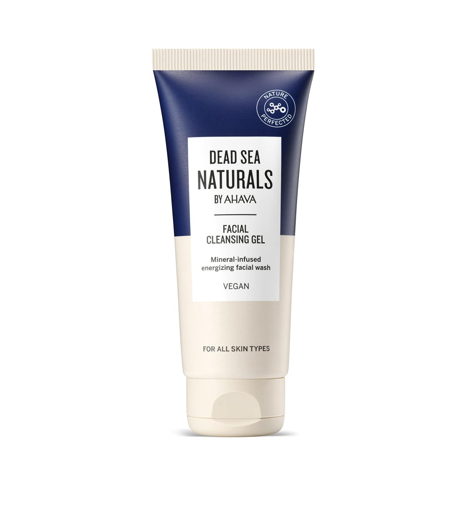 Dead Sea Naturals Facial Cleansing Gel | Refreshing Daily Cleanser with Dead Sea Minerals | 3.4 Fl. Oz | Radiant & Supple Skin - Buy Online on GoSupps.com