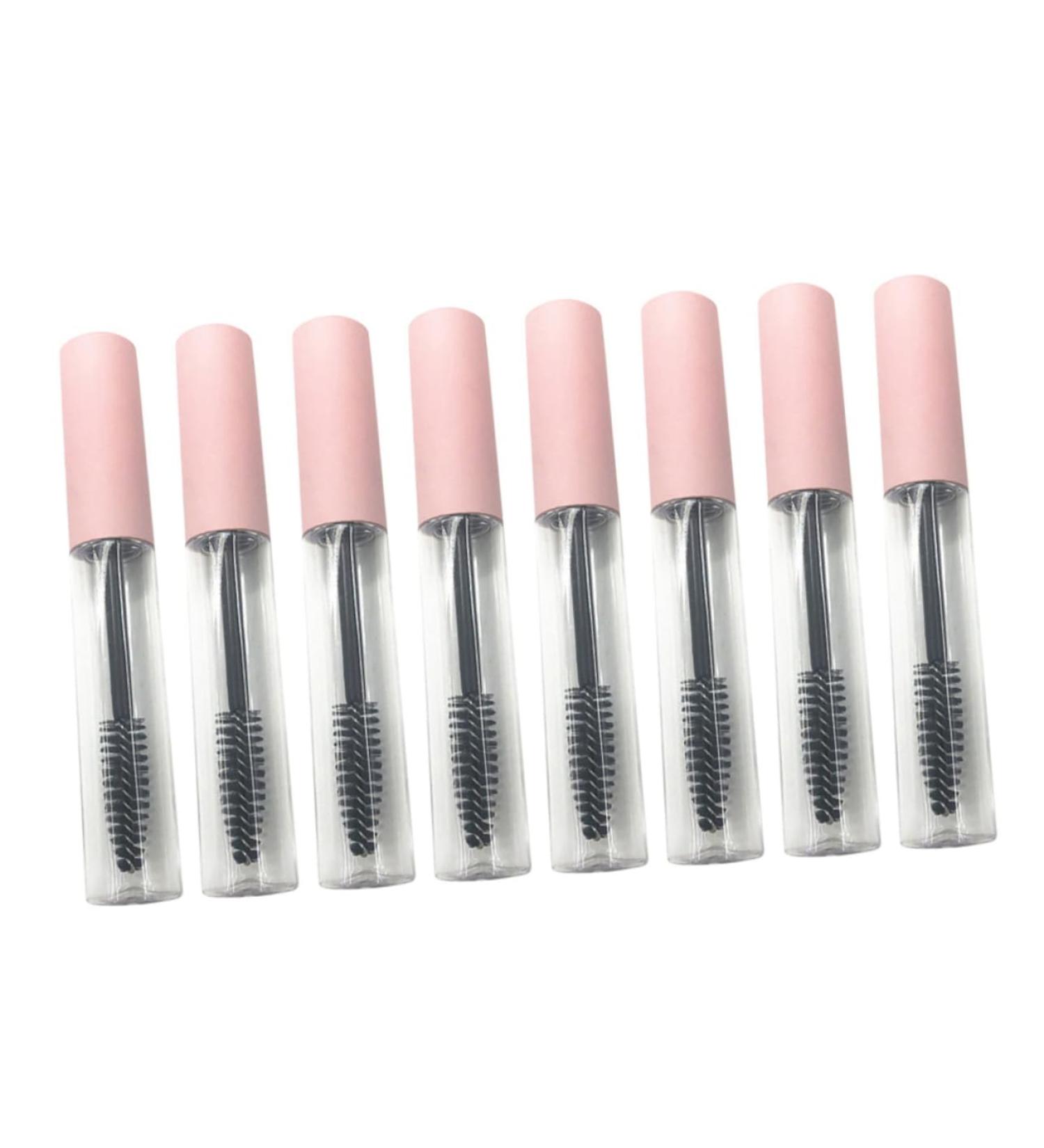 OHPHCALL 8pcs Mascara Tube Empty Mascara Bottle Eyelash Applicator Refillable Eyeliner Tube Pink Abs - Buy Online on GoSupps.com