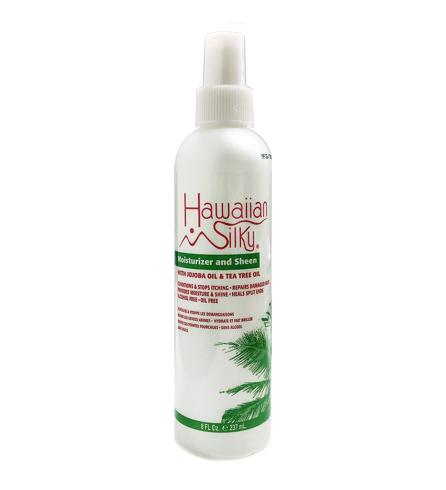 Hawaiian Silky moisturizing and sheen spray White 8 Fl Ounce 8 Fl Oz (Pack of 1)