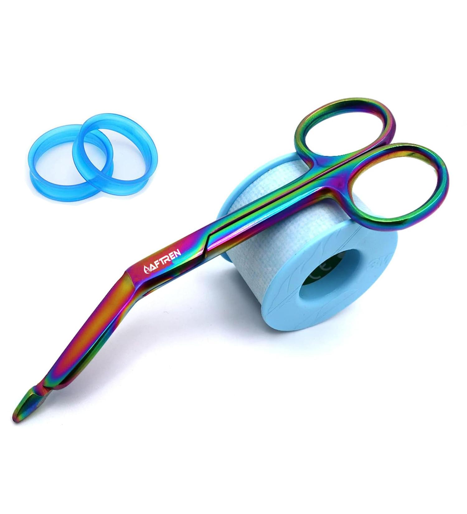 High-Quality 5.5-Inch Graved Care Association Scissors for Veterinary Nurses | Ideal Gifts for Vet Techs | Robust Hospital Trauma Scissors - Buy Online on GoSupps.com
