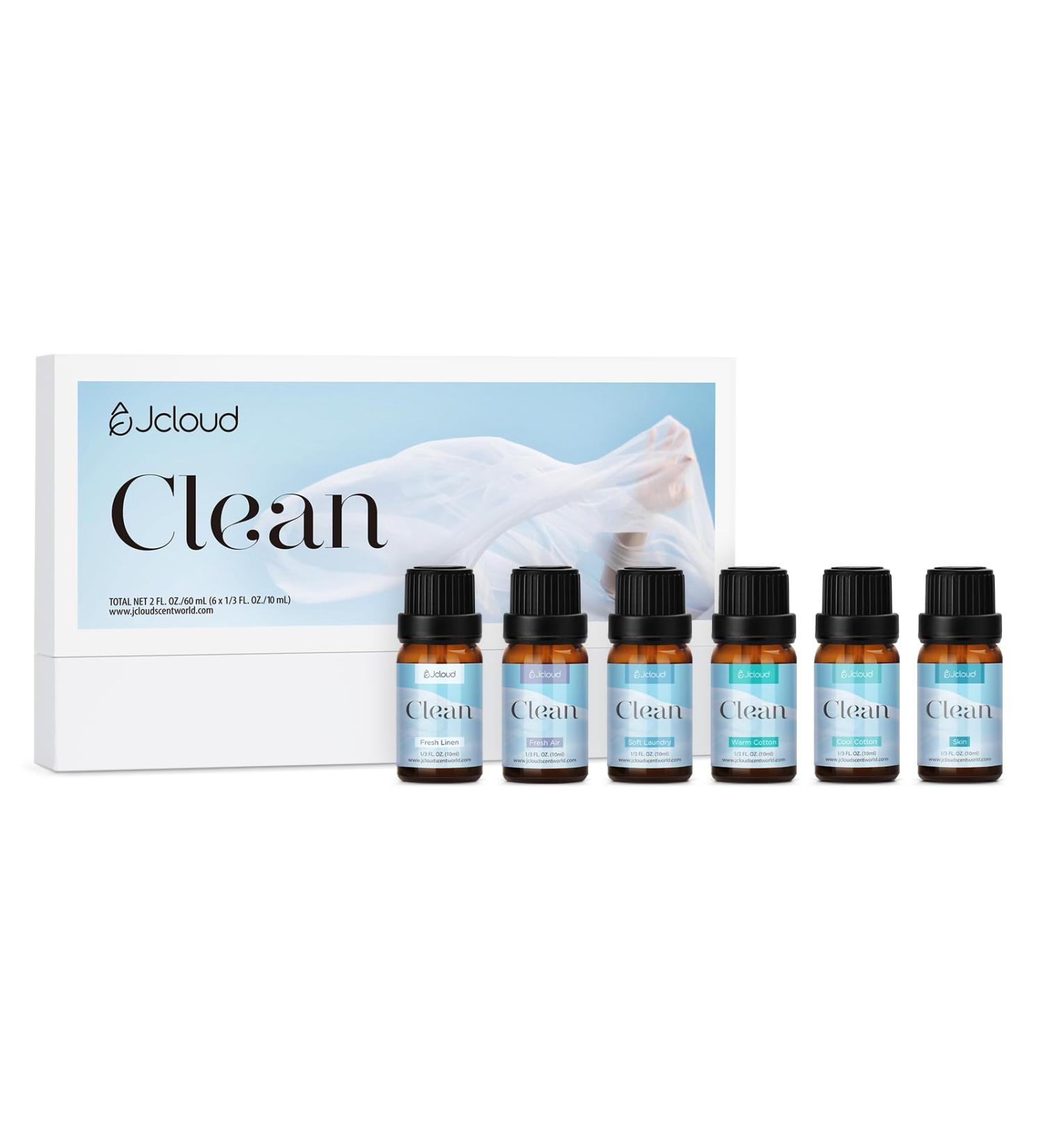 Buy JCLOUD Essential Oils for Laundry - Fresh Linen Soft Laundry & Warm Cotton Fragrance Oils Set (6x10mL) | Natural Scents for Diffusers & Wool Dryer Balls - International Shipping Available - Buy Online on GoSupps.com