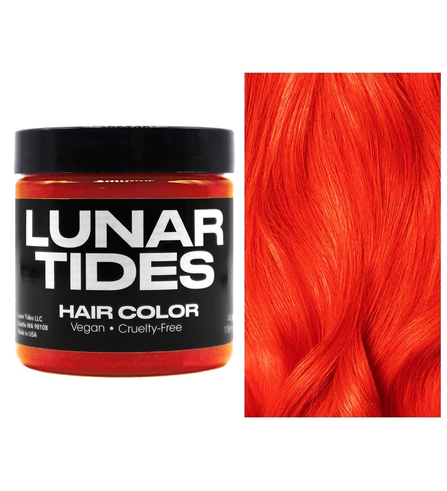 Lunar Tides Siam Orange Hair Dye - Semi-Permanent Orange Hair Color for Vibrant International Shipping - Buy Online on GoSupps.com